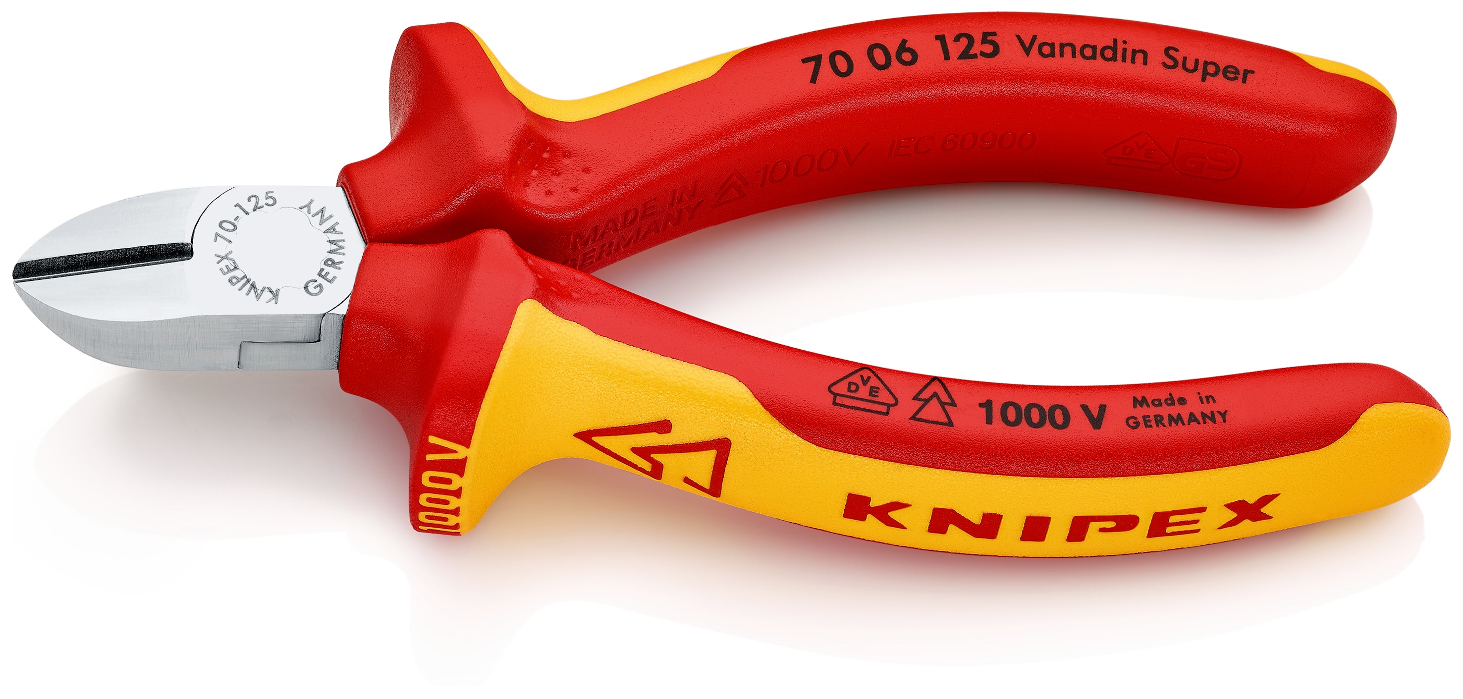 KNIPEX Sidavbitare 1000V 125 mm