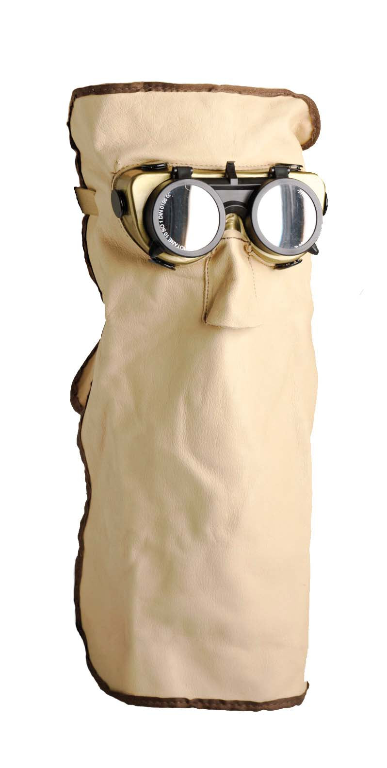 Svetsmask läder 450 mm