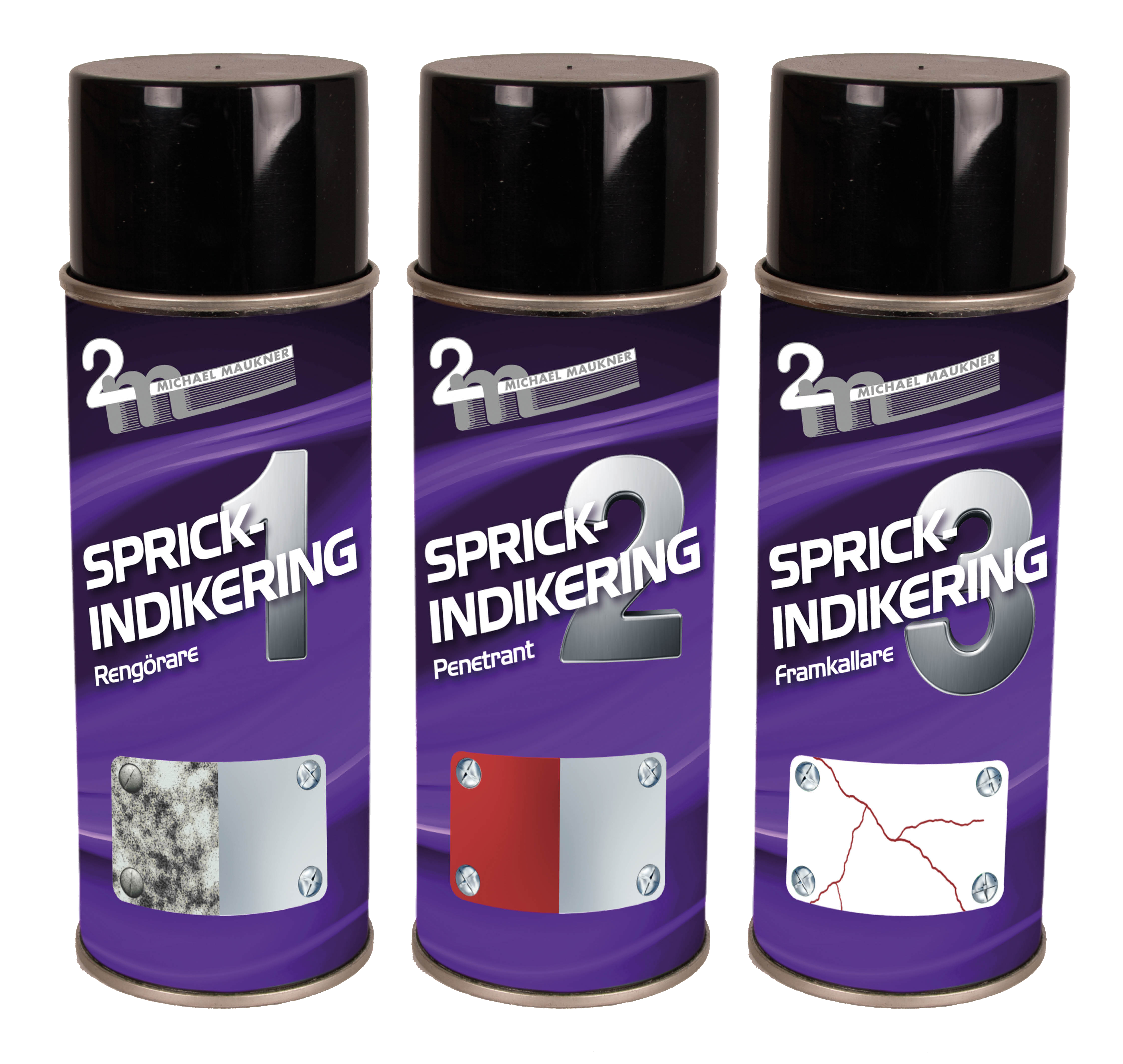 2M Sprickindikering N.o1 Rengörare