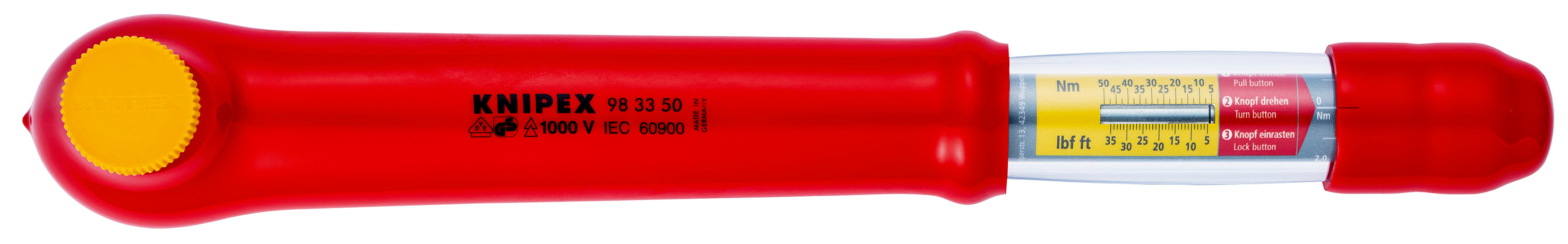 KNIPEX Momentnyckel 3/8" 5-50Nm