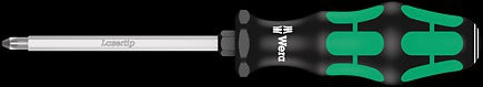 WERA 355 SK PZ 2 x 100 mm Screwdriver for Pozidriv screws PZ 2x100