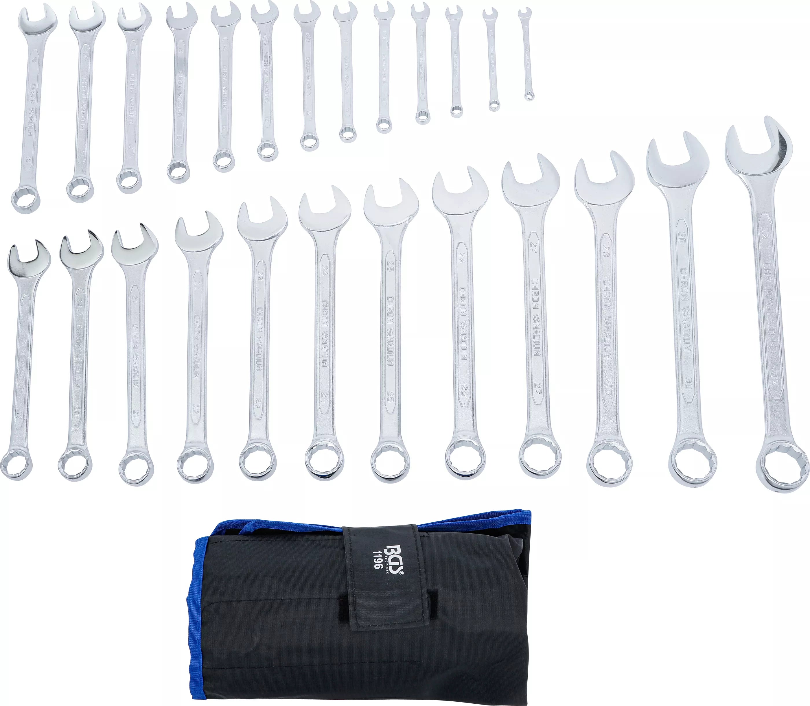 Blocknyckel-sats | 6 - 32 mm | 25 delar