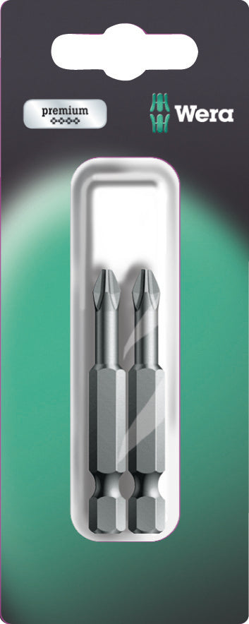 WERA 855/4 TZ PZ 2 x 50 mm SB Bits assortment 855/4 TZ PZ 2 x PZ 2x50;