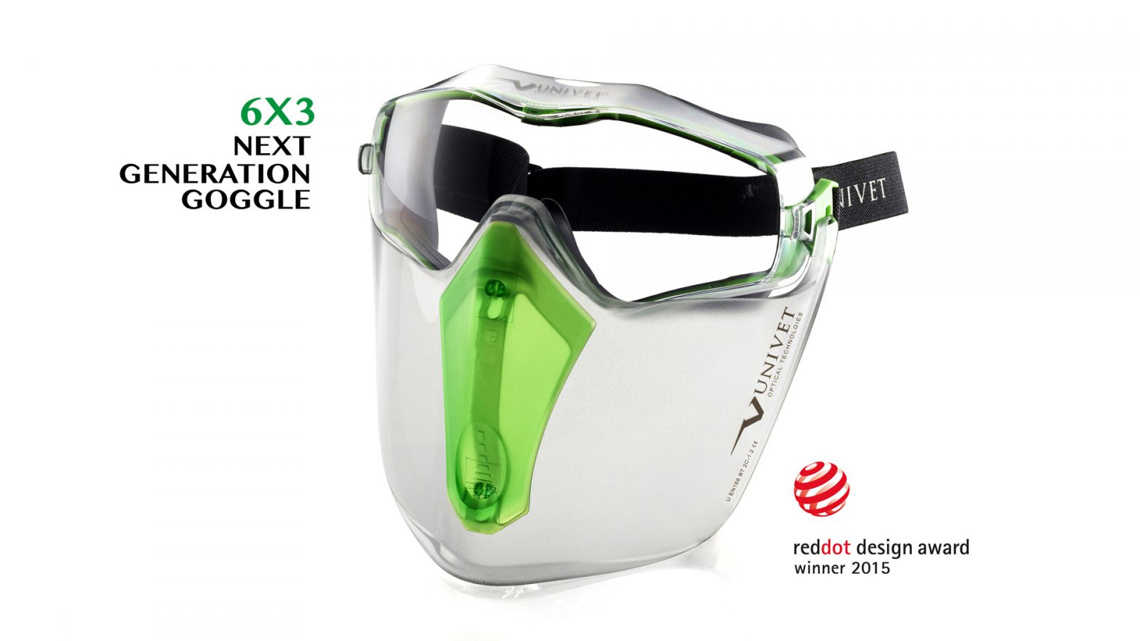 UNIVET Skyddscyklop Clear Ultra