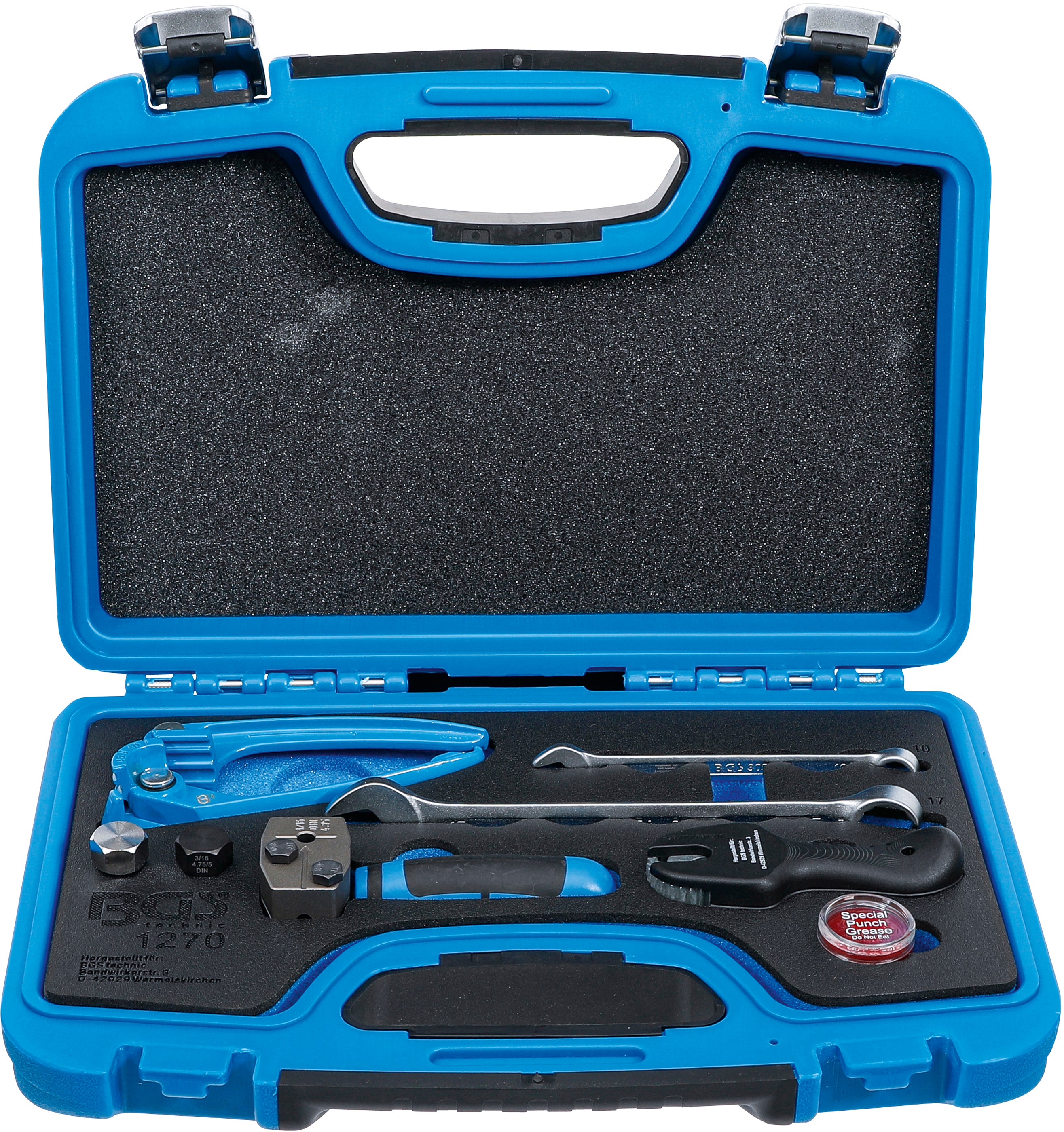 Kragnings-, böj- och frånskiljarverktygssats | för 4,75 mm (3/16") bromsledningar