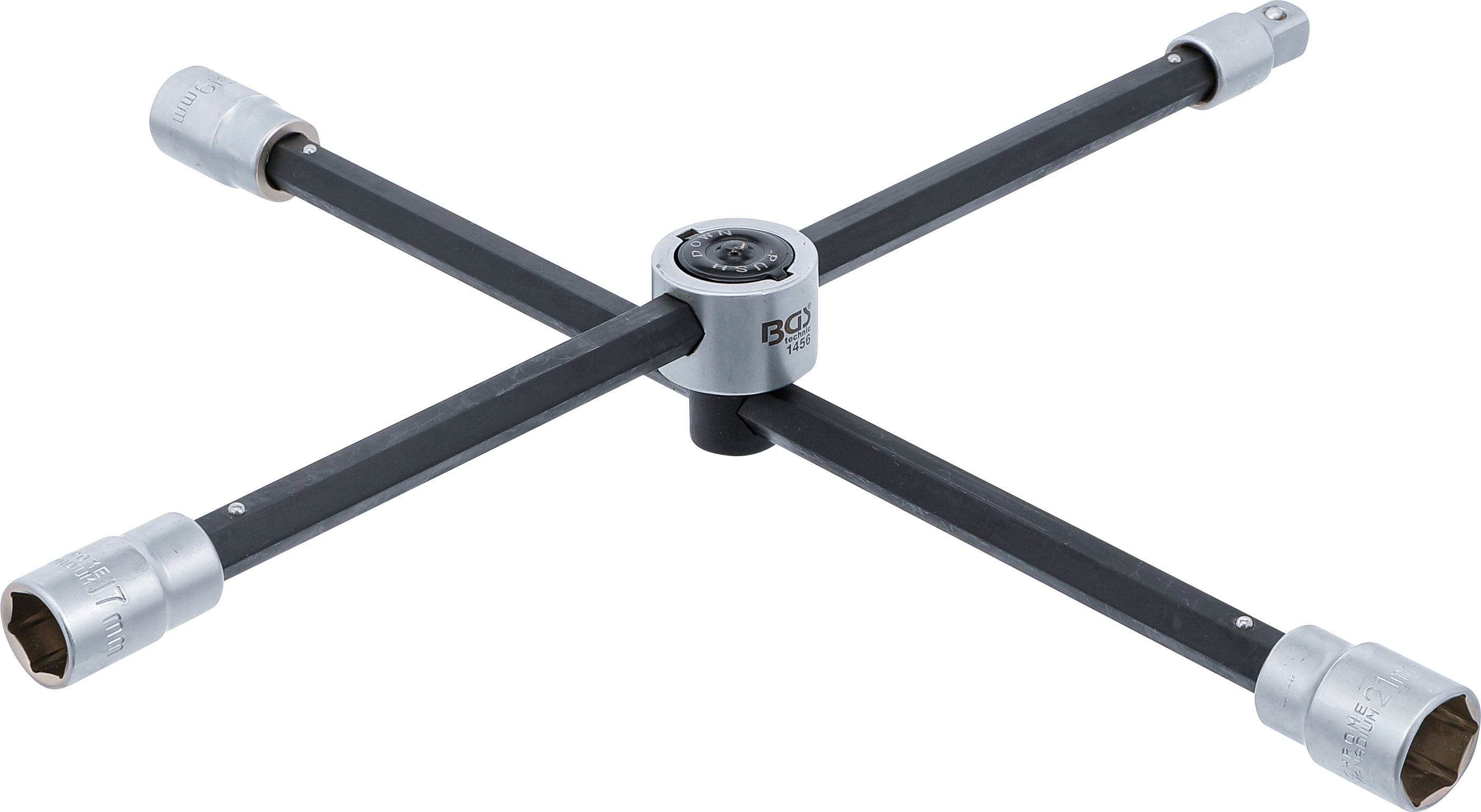 Hjulfälgkors med led | för personbil | Fyrkant | 17 x 19 x 21 x 12,5 mm (1/2")