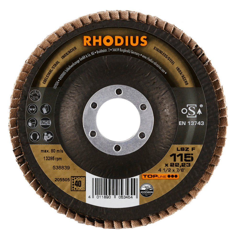 RHODIUS LSZF 115x22,23 K40 (10 förp)