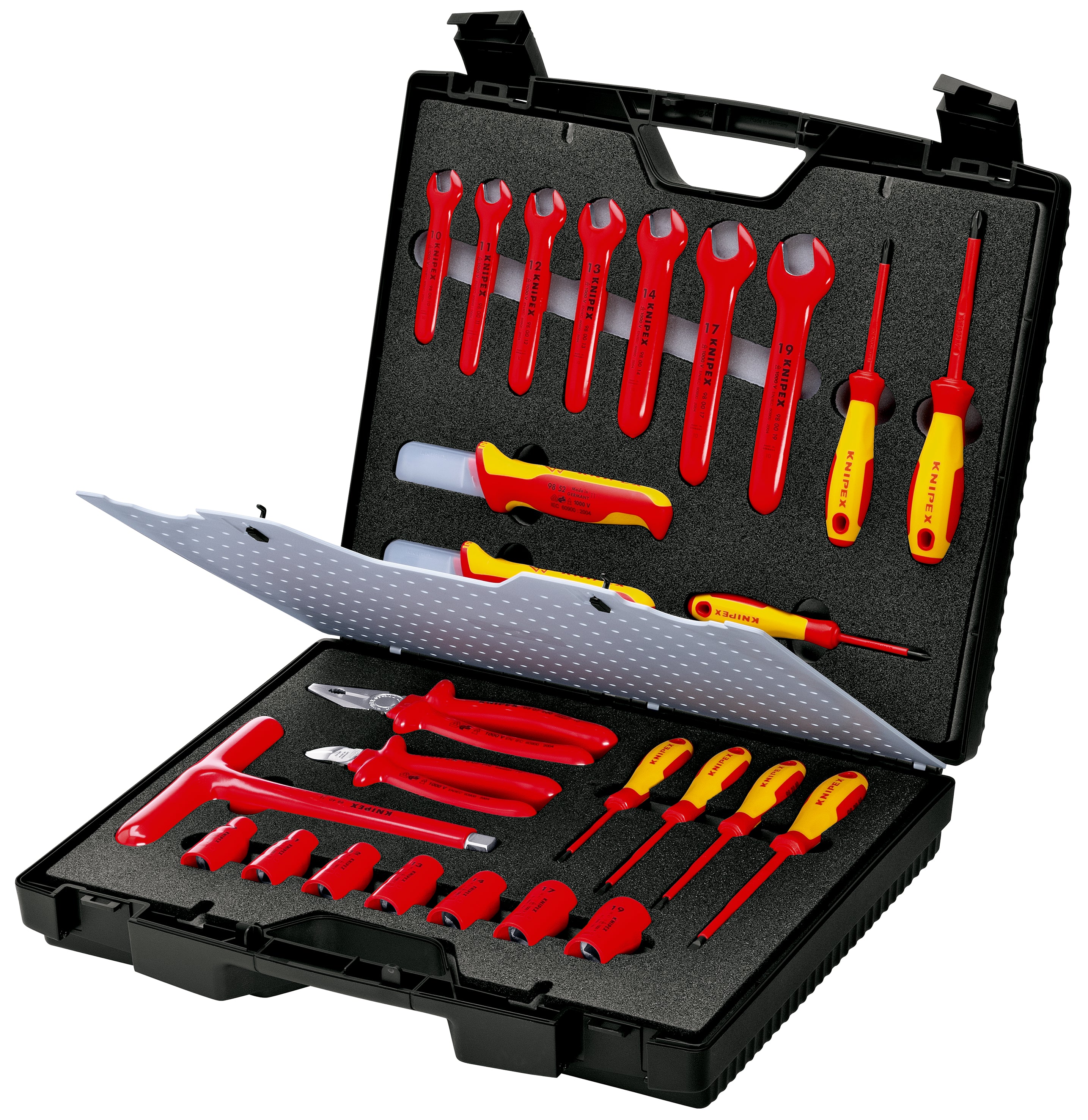 KNIPEX StandardlÄda 26 delar med isolerade verktyg