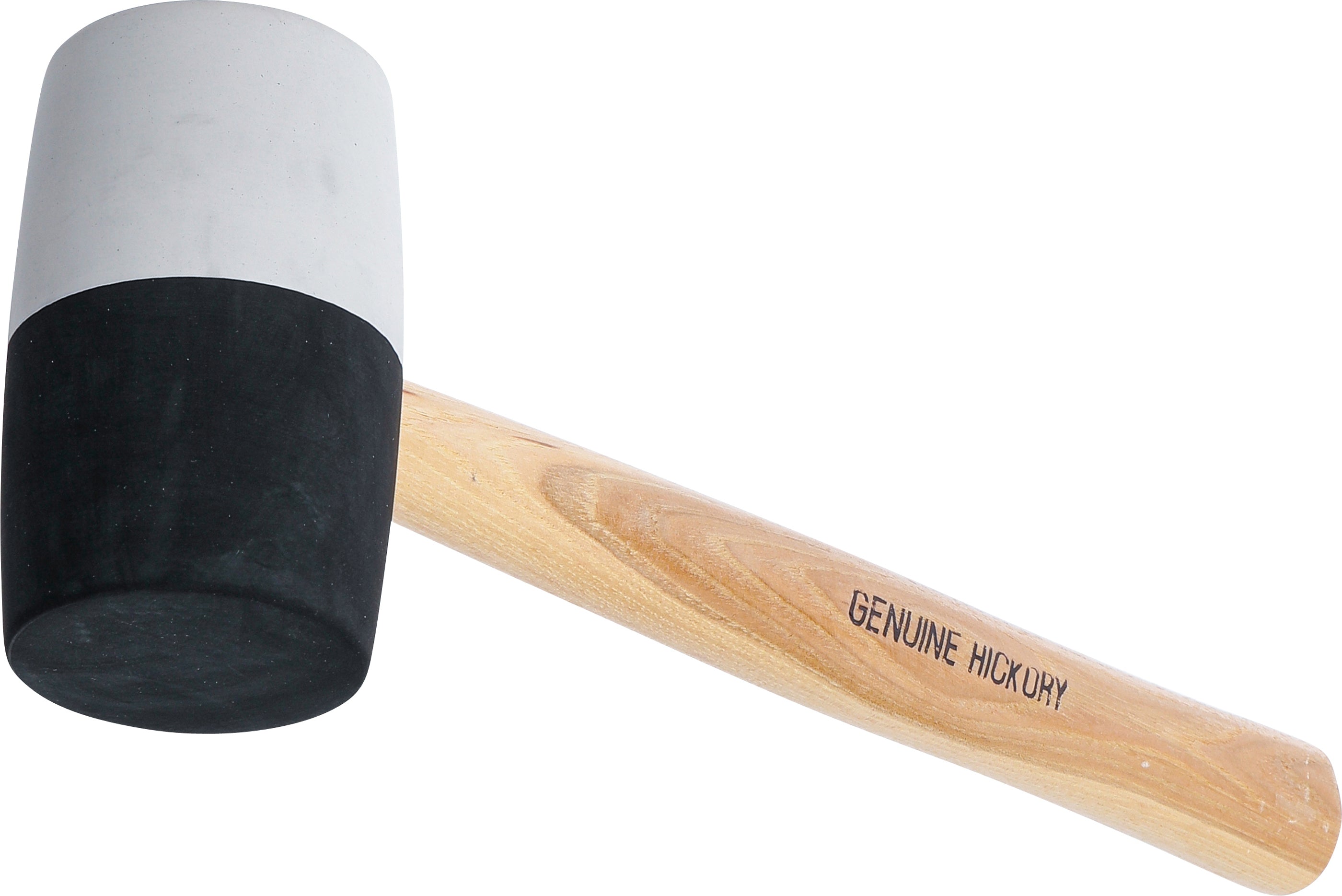 Gummihammare | Hickory-skaft | svart-vitt Huvud | Ø 63 mm | 840 g