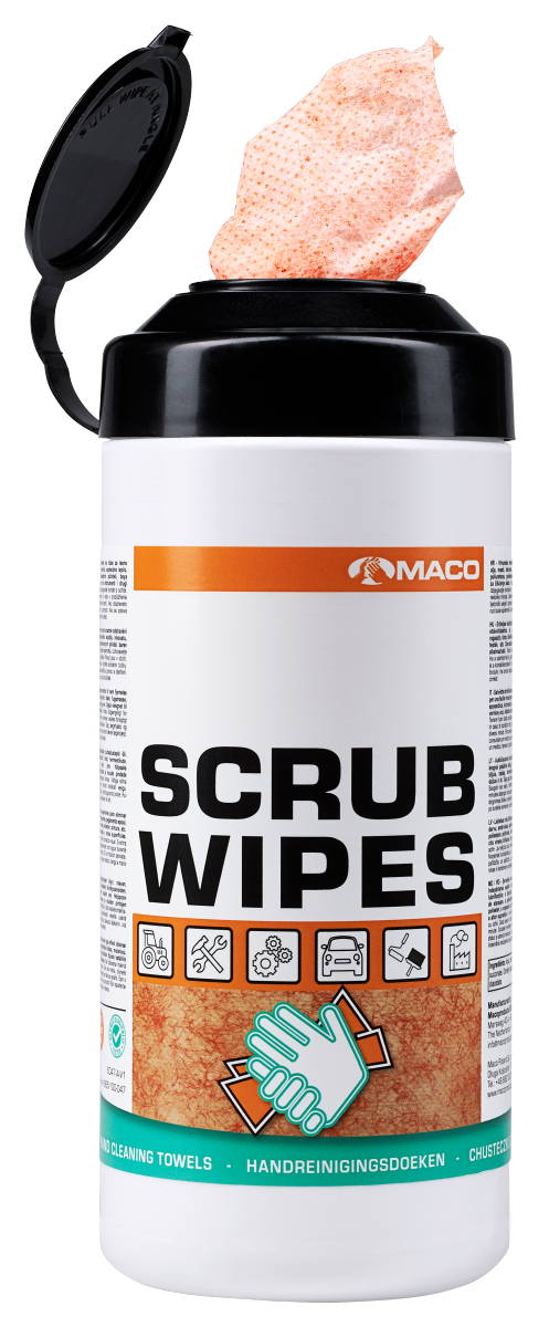 MACO Scrub Wipes Extreme Orange 75st