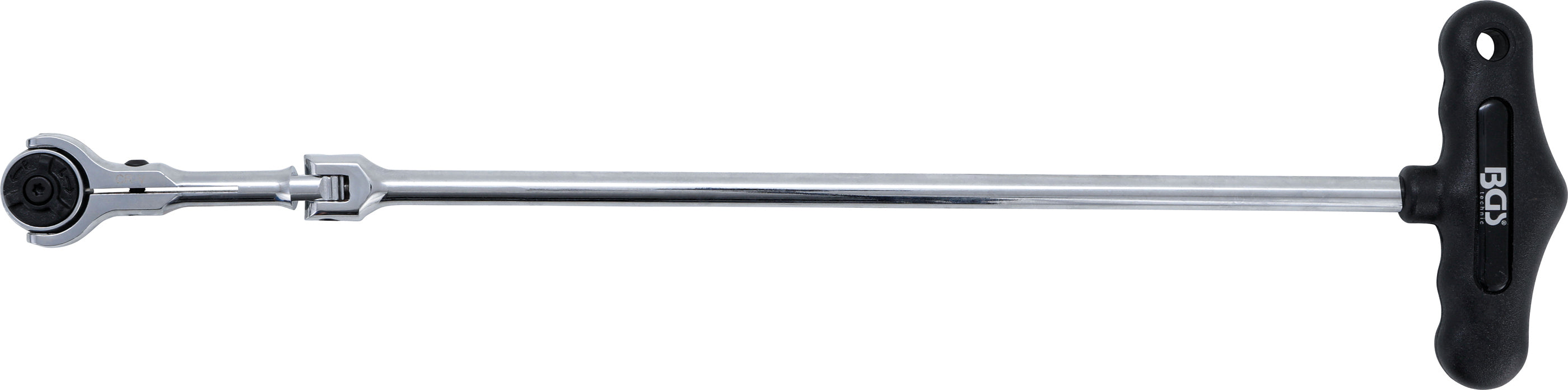 Ledat spärrskaft med T-handtag, vinklingsbart | 6,3 mm (1/4")