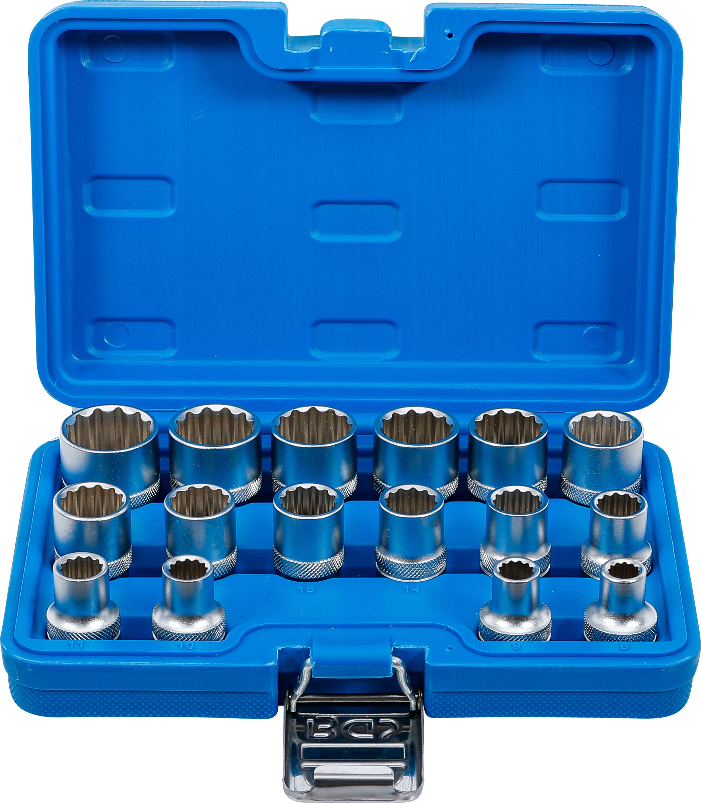 Hylsa-sats Tolvkant | 12,5 mm (1/2") | 8 - 24 mm | 16 delar