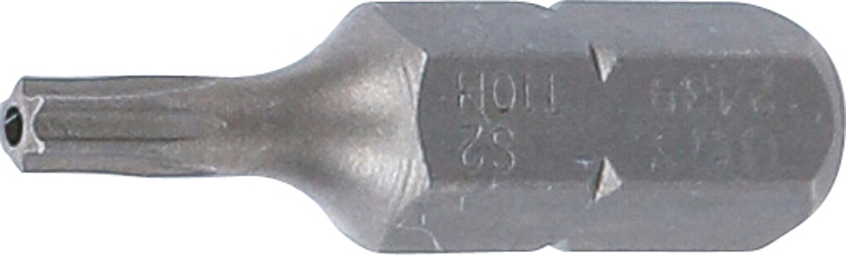 Bit | Längd 25 mm | Yttre sexkant 6,3 mm (1/4") | T-Profil (för Torx) med borrning T10
