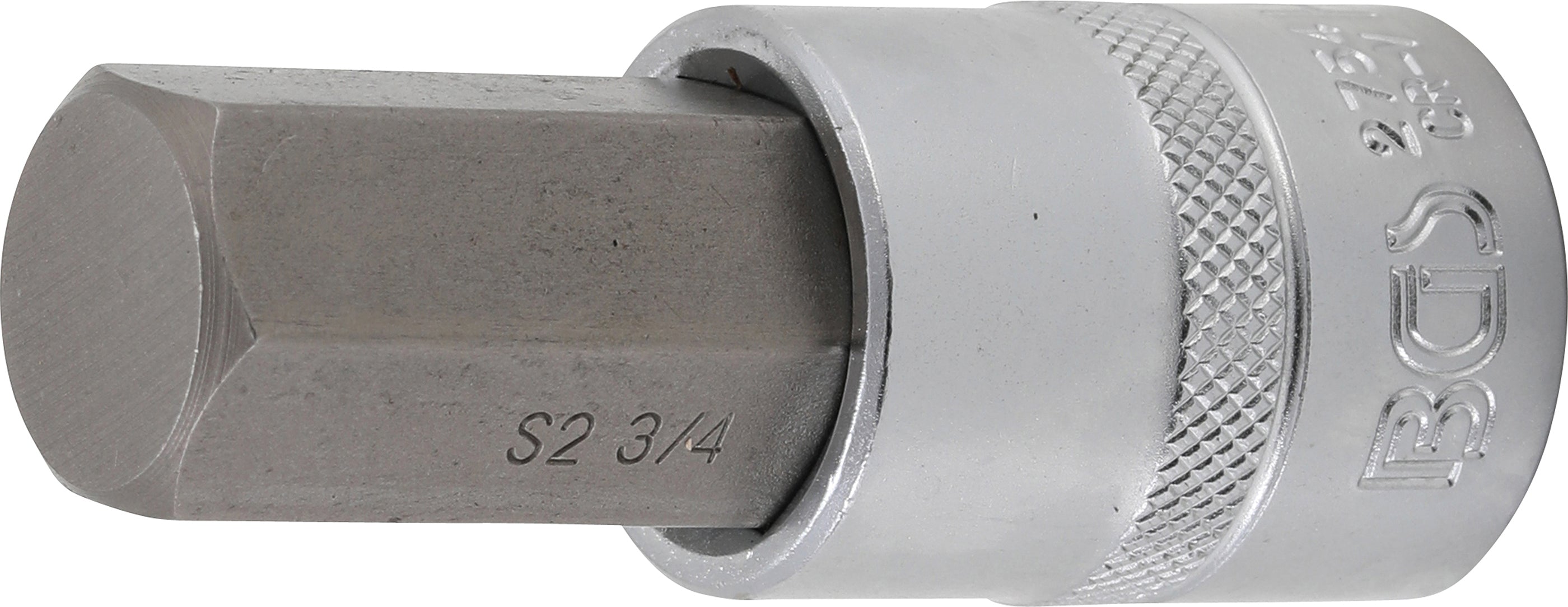 Bit-Insats | Inre fyrkant 12,5 mm (1/2") | Inre sexkant 3/4"