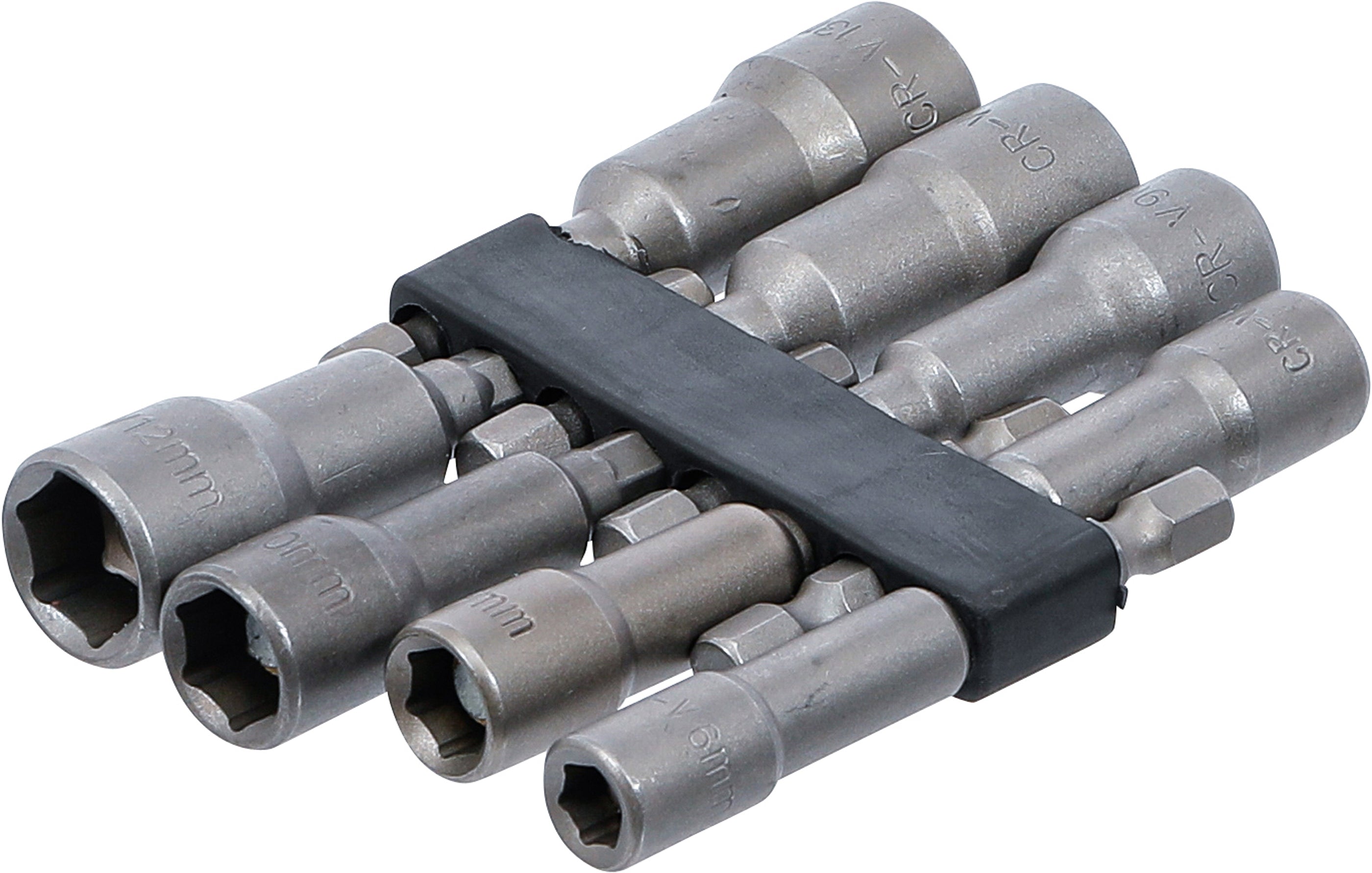 Hylsa-sats Sexkant | Yttre sexkant 6,3 mm (1/4") | 6 - 13 mm | 8 delar