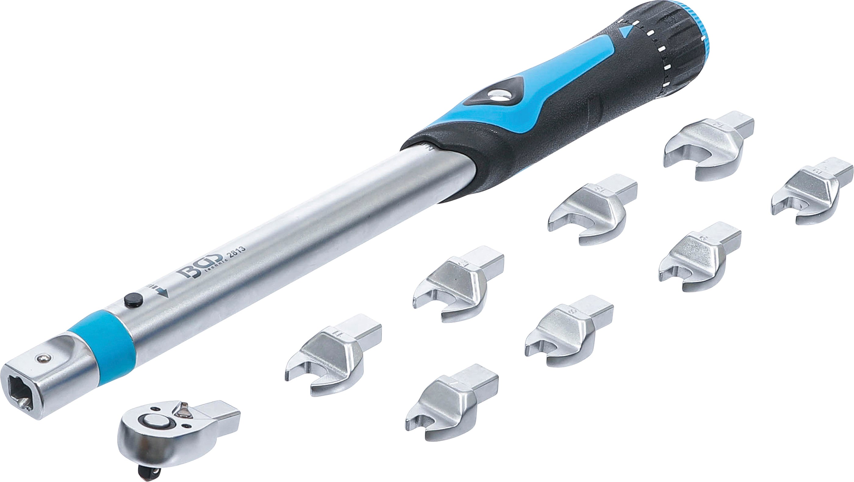 Momentnyckel-sats | 6,3 mm (1/4") | 10 - 50 Nm | 10 delar