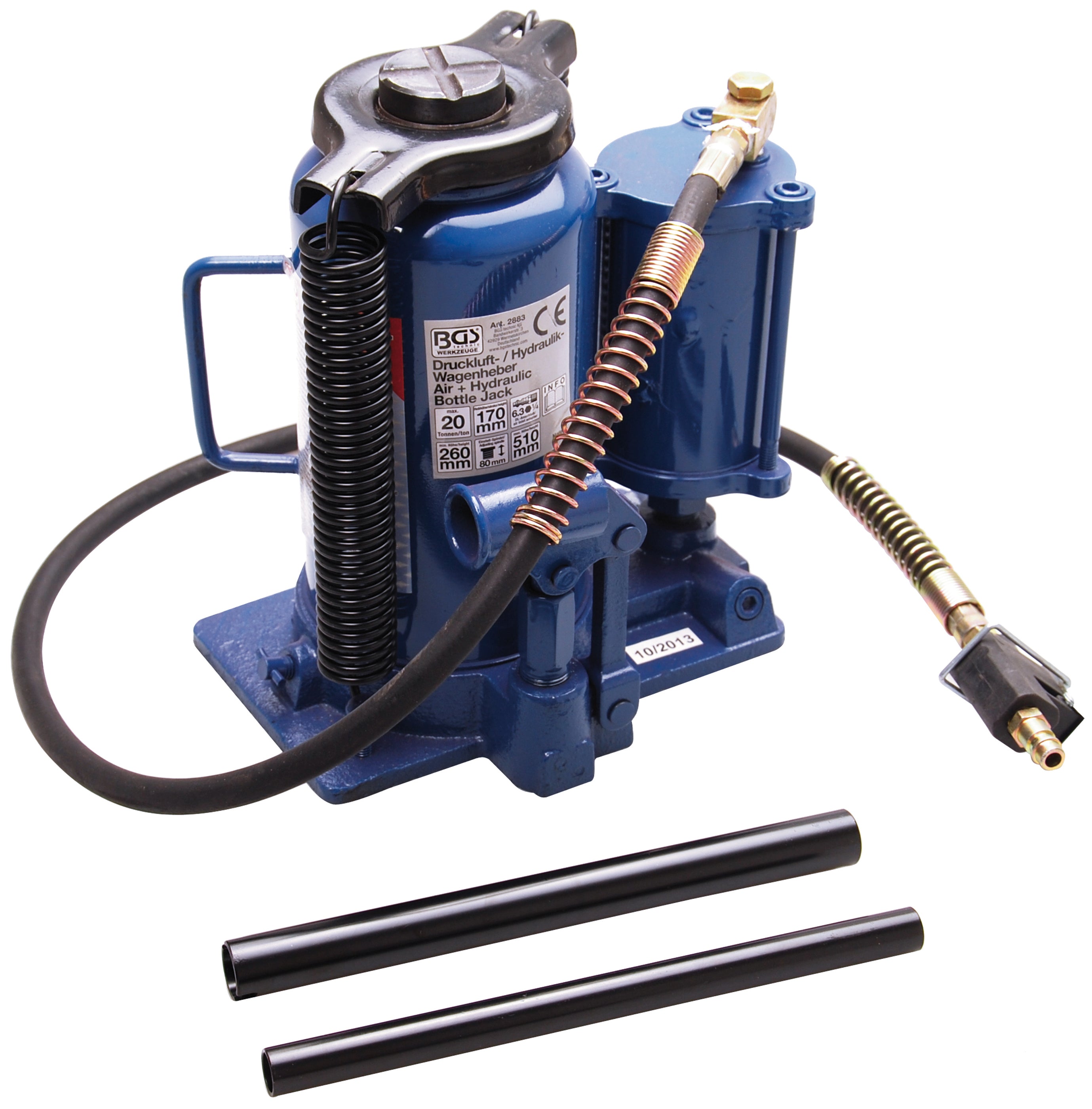 Tryckluft-Hydraul-Domkraft | 20 t