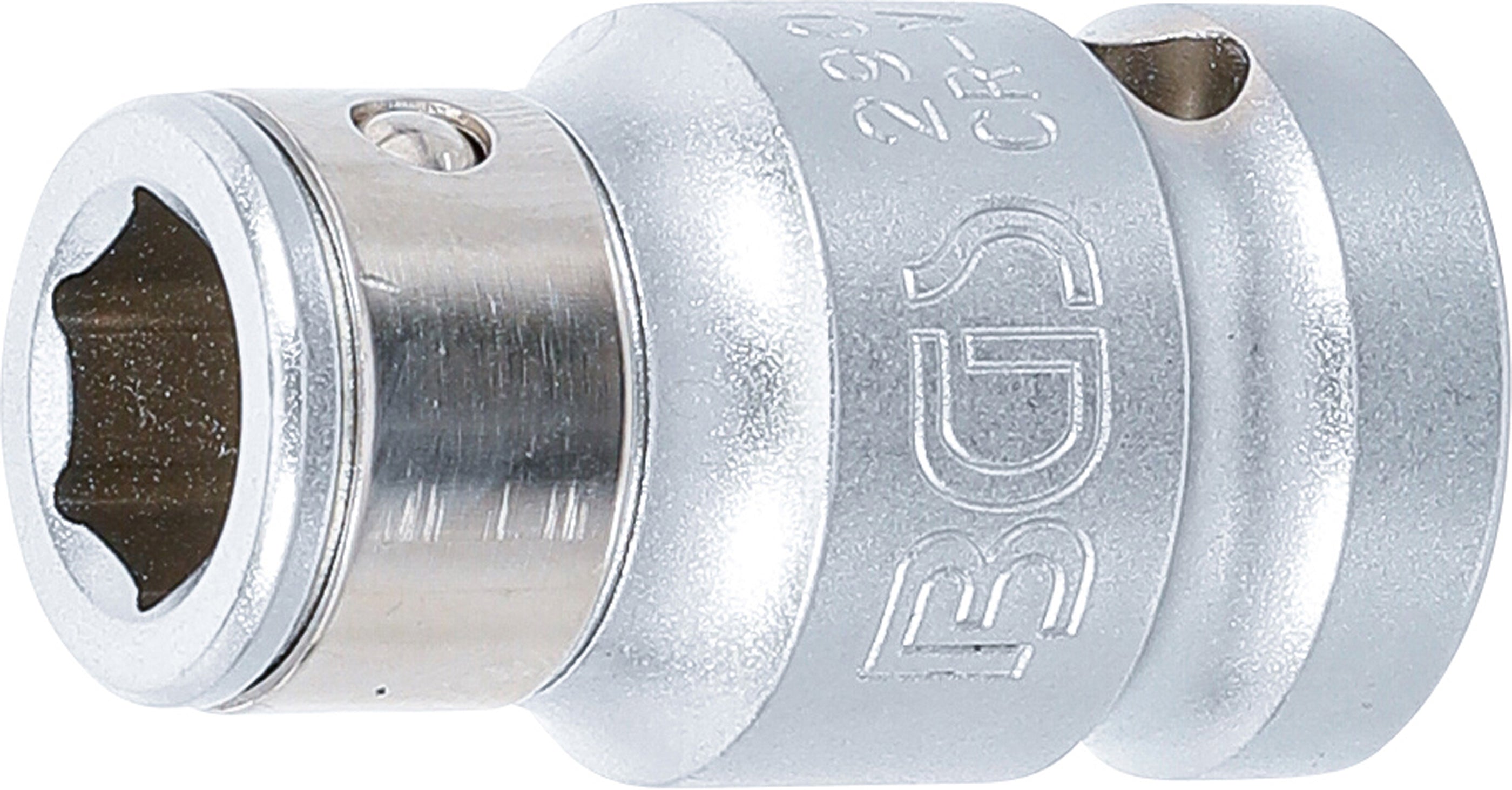 Bit-Adapter med spärrkula | Inre fyrkant 12,5 mm (1/2") | Inre sexkant 10 mm (3/8")