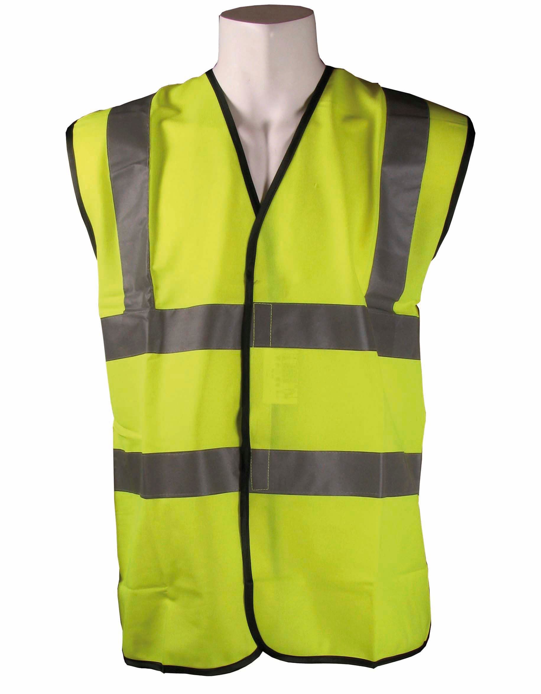 EN471 SIZE XXL/XXXL 2 BAND & BRACE HIVIS WAISTCOAT