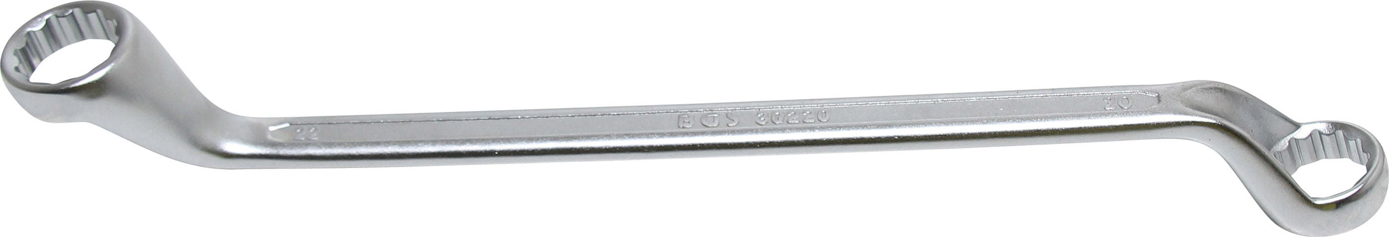Dubbel-ringnyckel | Djupt bockad | 20 x 22 mm