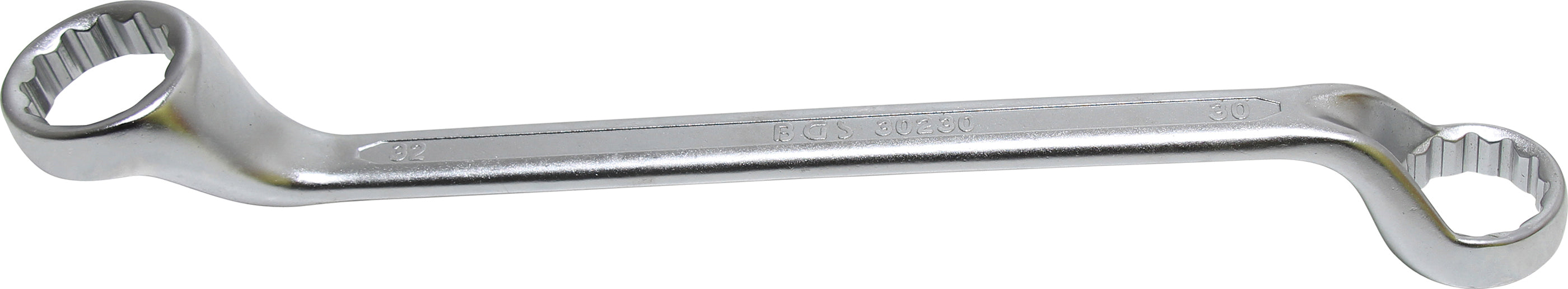 Dubbel-ringnyckel | Djupt bockad | 30 x 32 mm