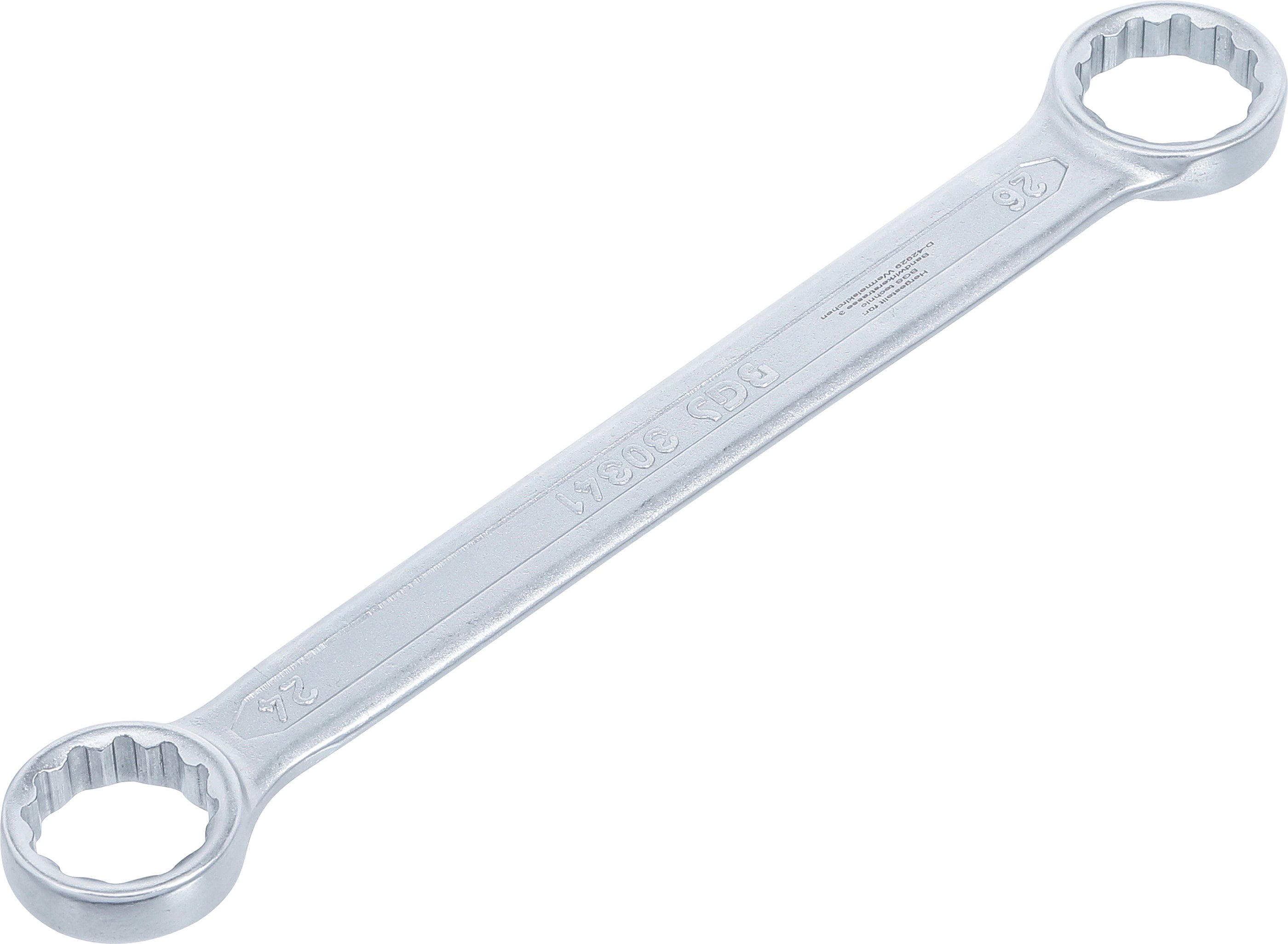 Dubbel-ringnyckel | extra platt | 24 x 26 mm
