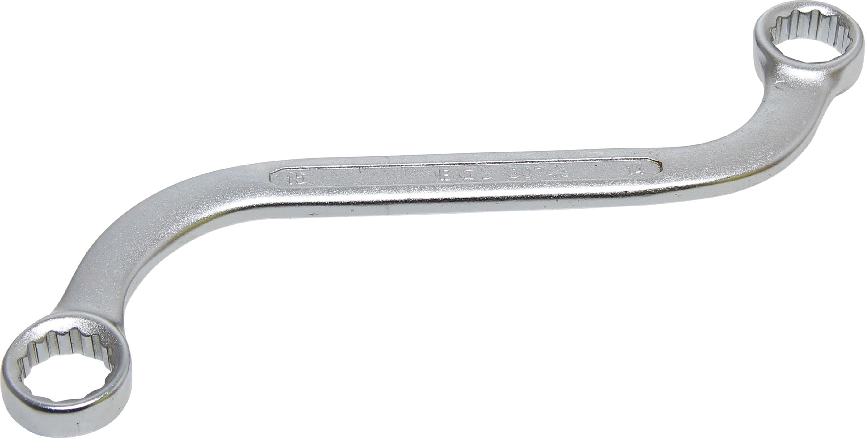 S-Form Dubbel-ringnyckel Tolvkant | 14 x 15 mm