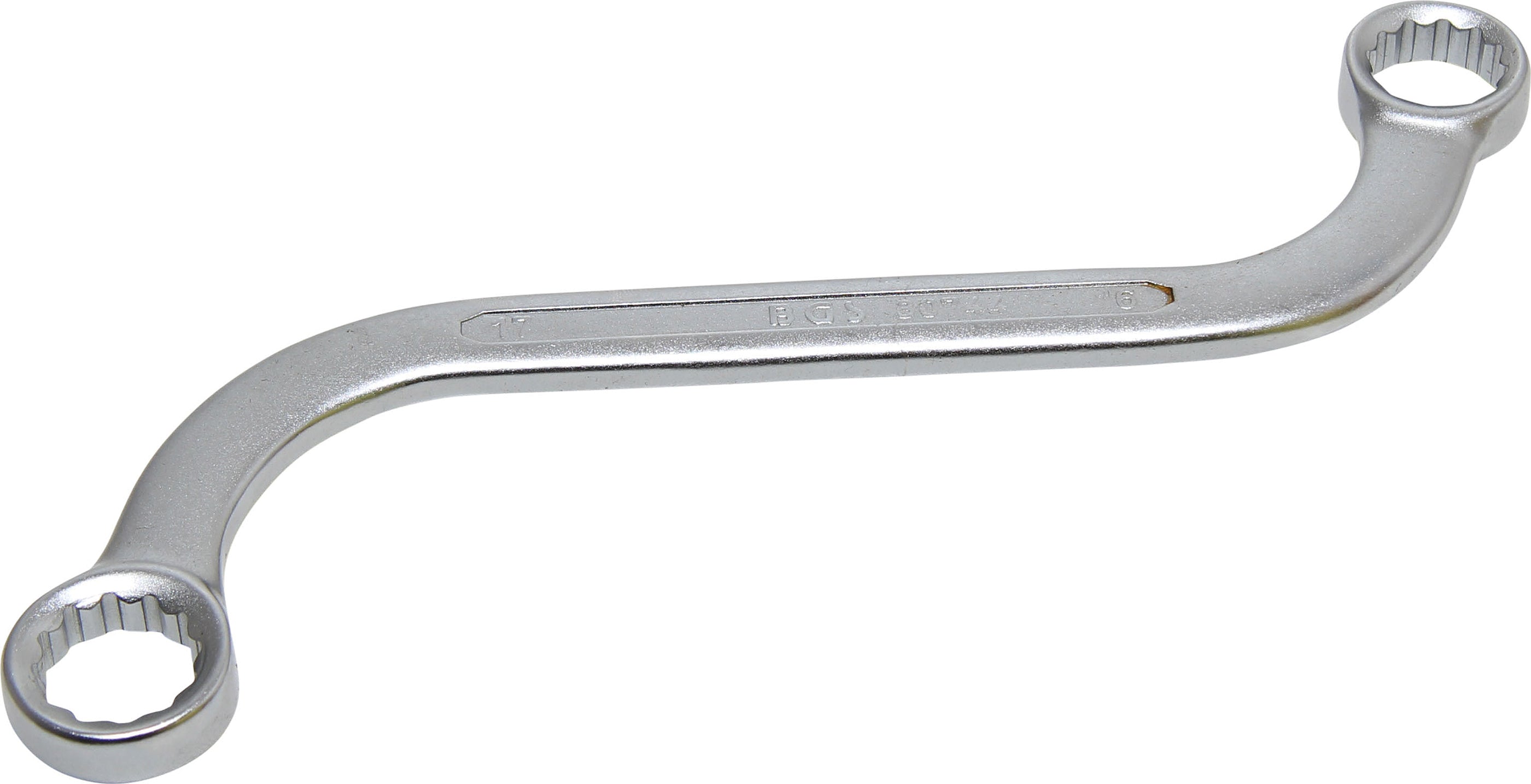 S-Form Dubbel-ringnyckel Tolvkant | 16 x 17 mm