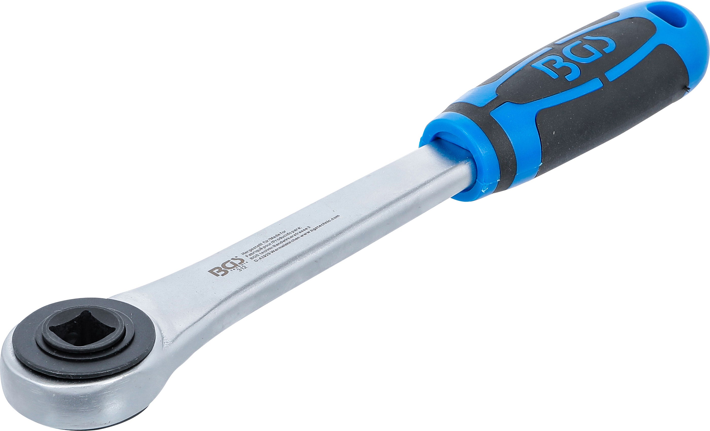 Genomstickbart spärrhandtag | 12,5 mm (1/2")