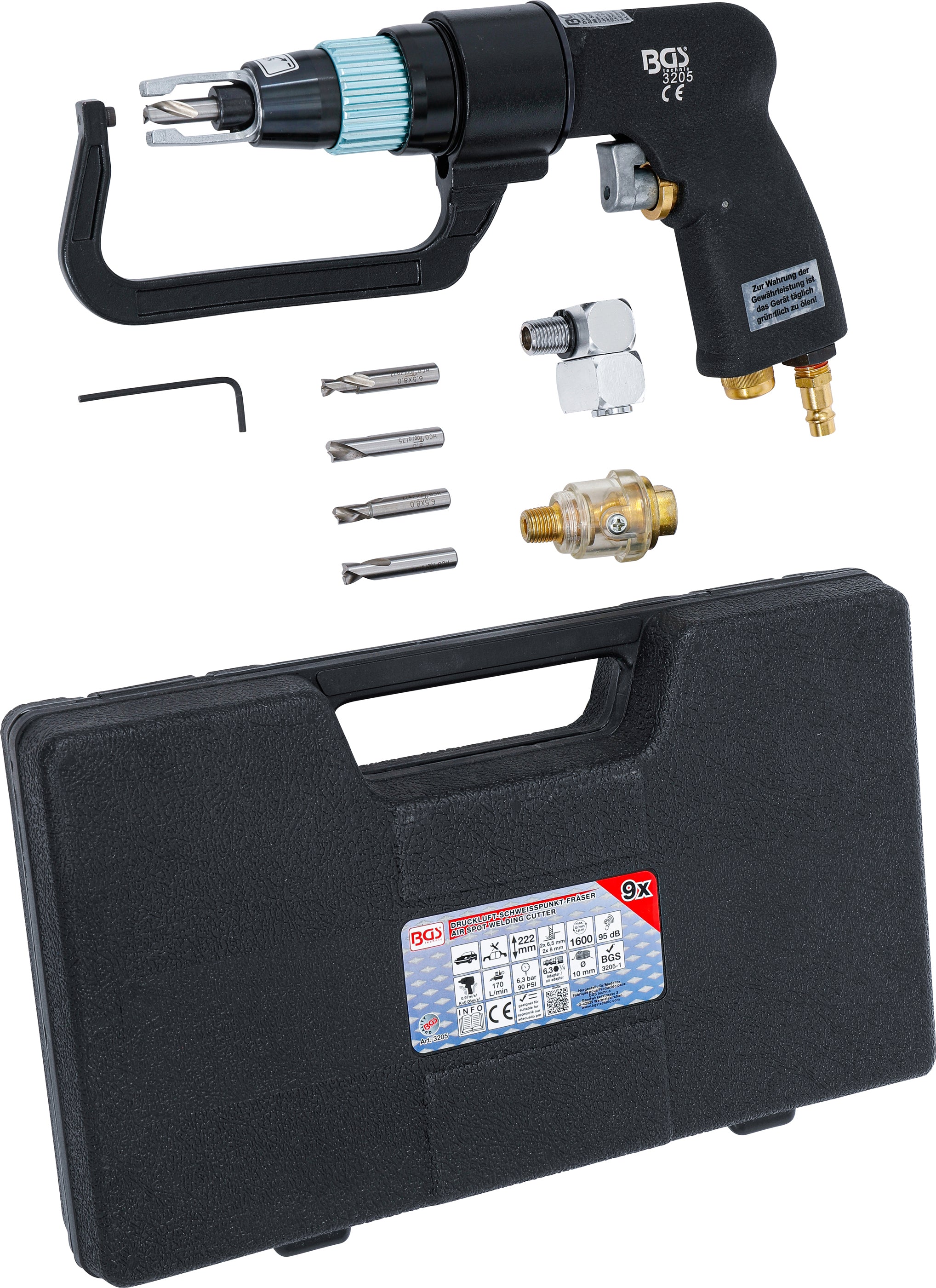 Tryckluft-Svetspunkt-Fräs