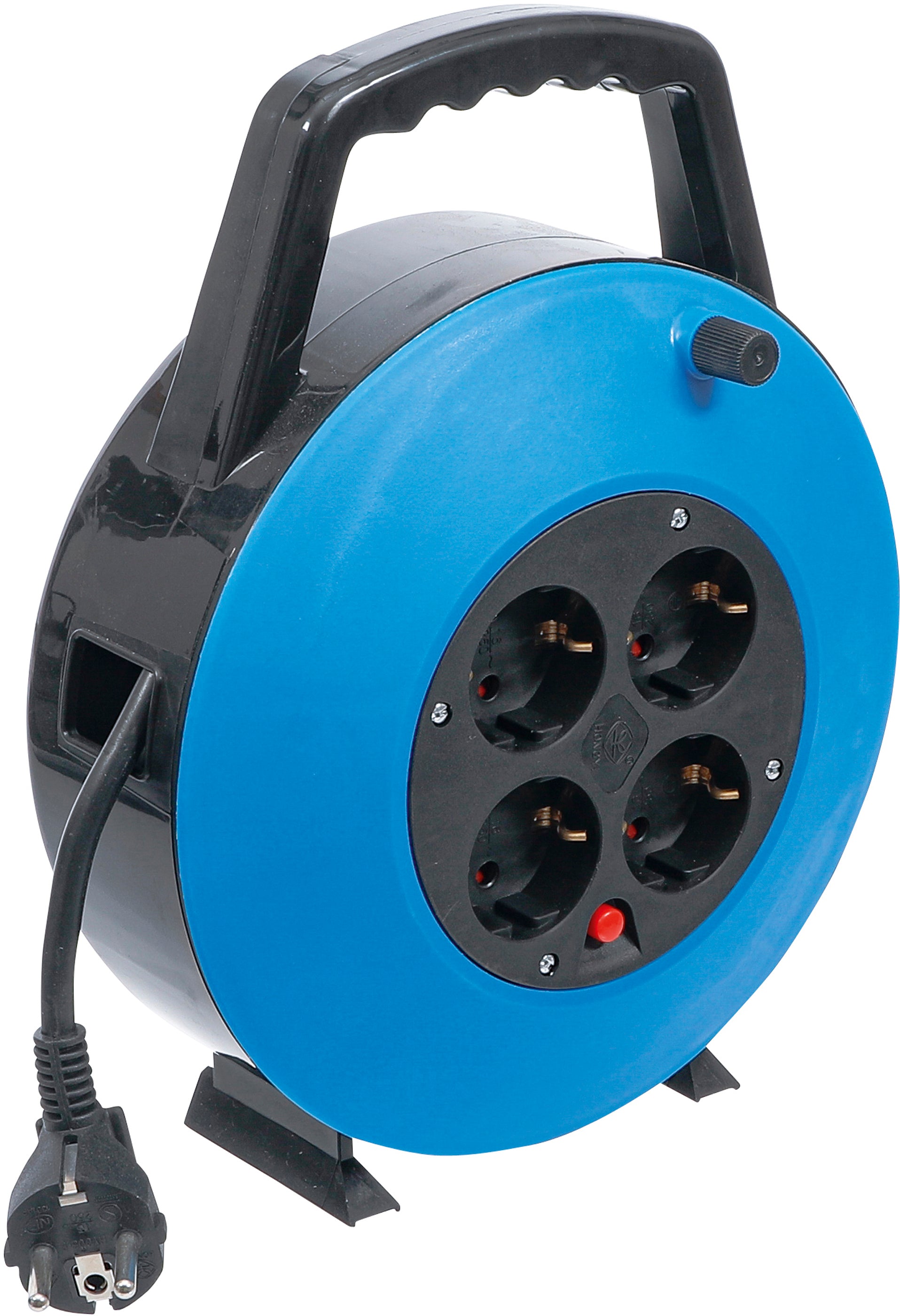 Kabelbox | 10 m | 3 x 1,5 mm² | 4 uttag | IP 20 | 3000 W