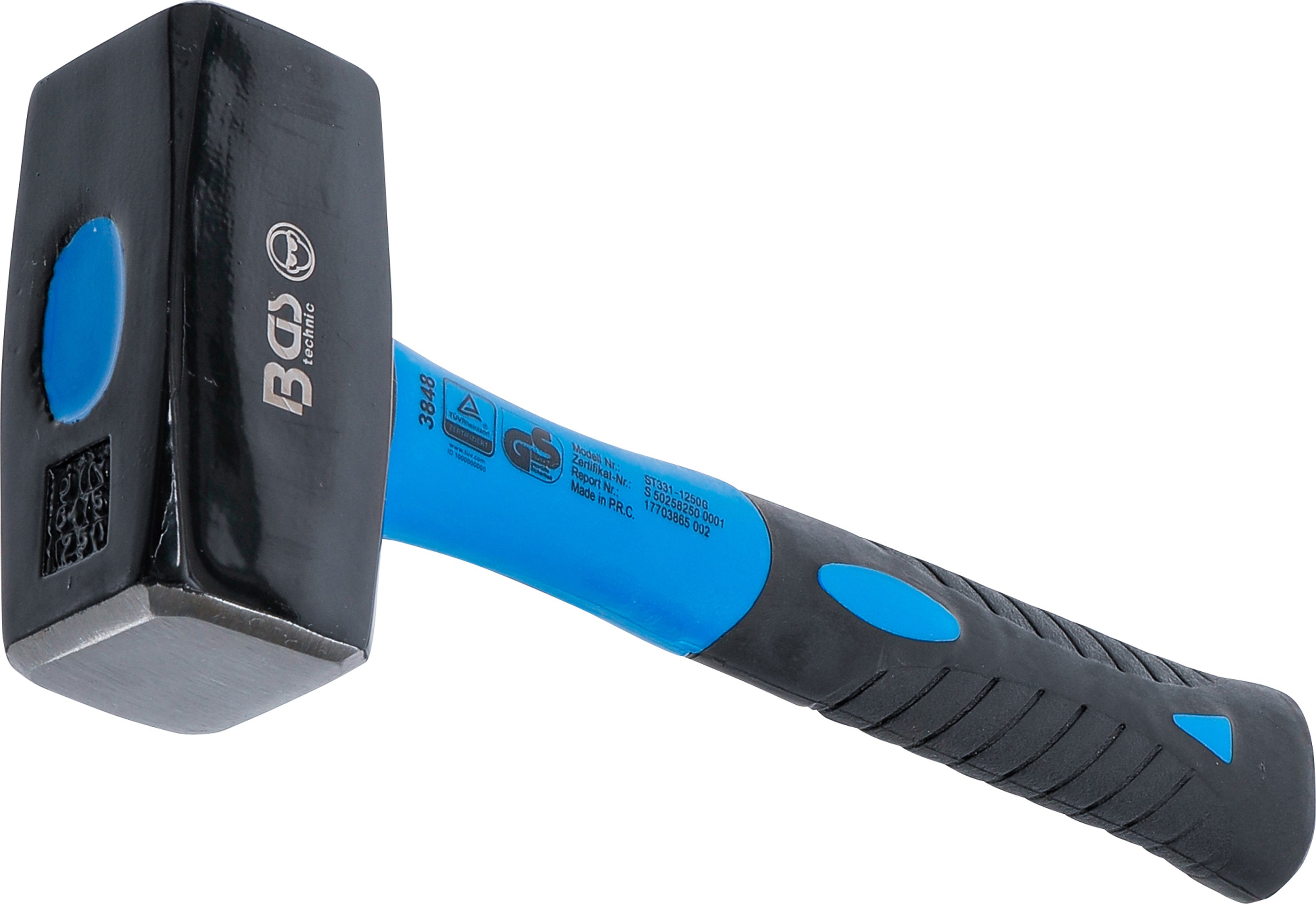 Slägghammare | Glasfiberskaft | DIN 6475 | 1250 g