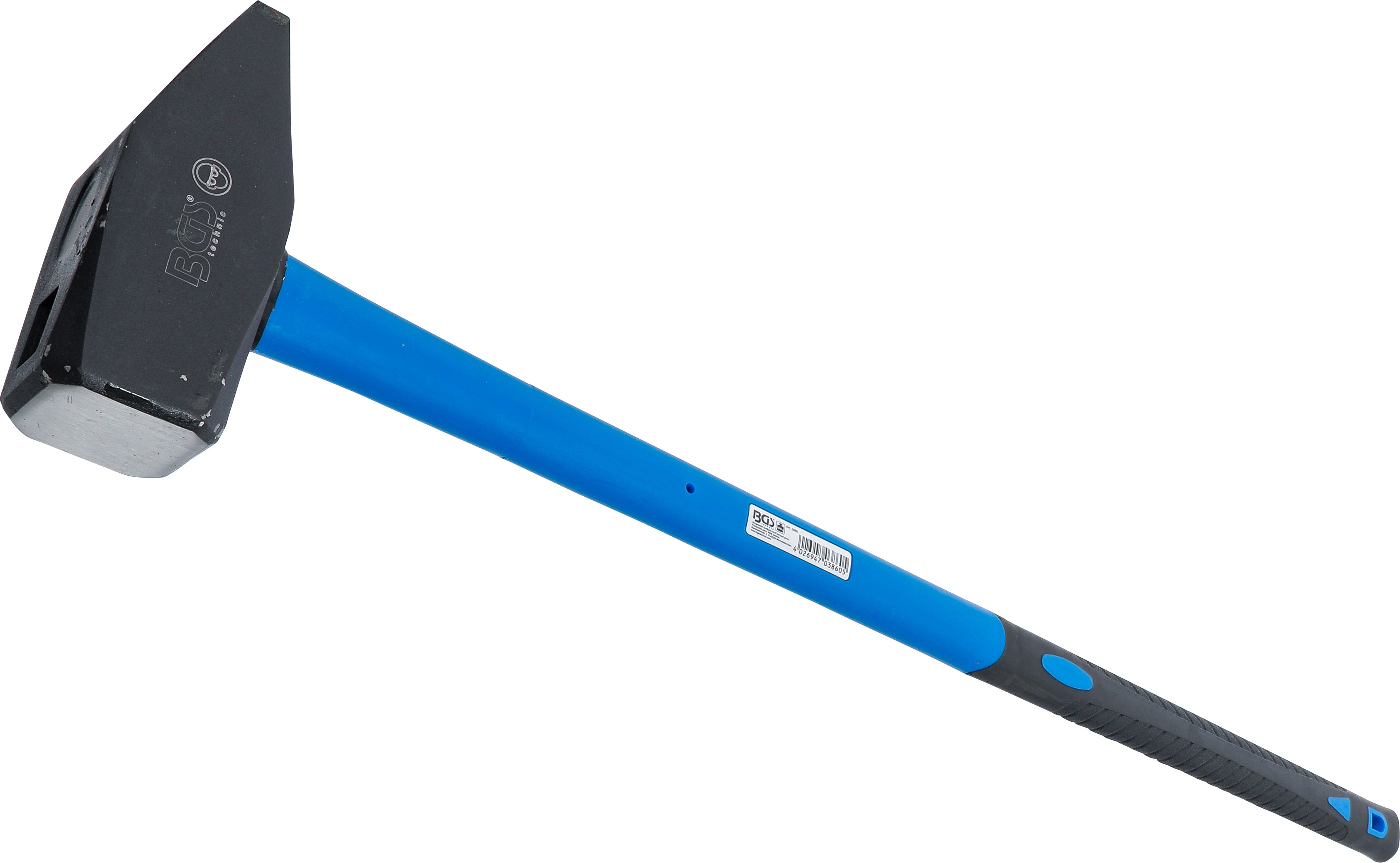 Slägga | DIN 1042 | Glasfiberskaft | Ø 65 mm | 5000 g
