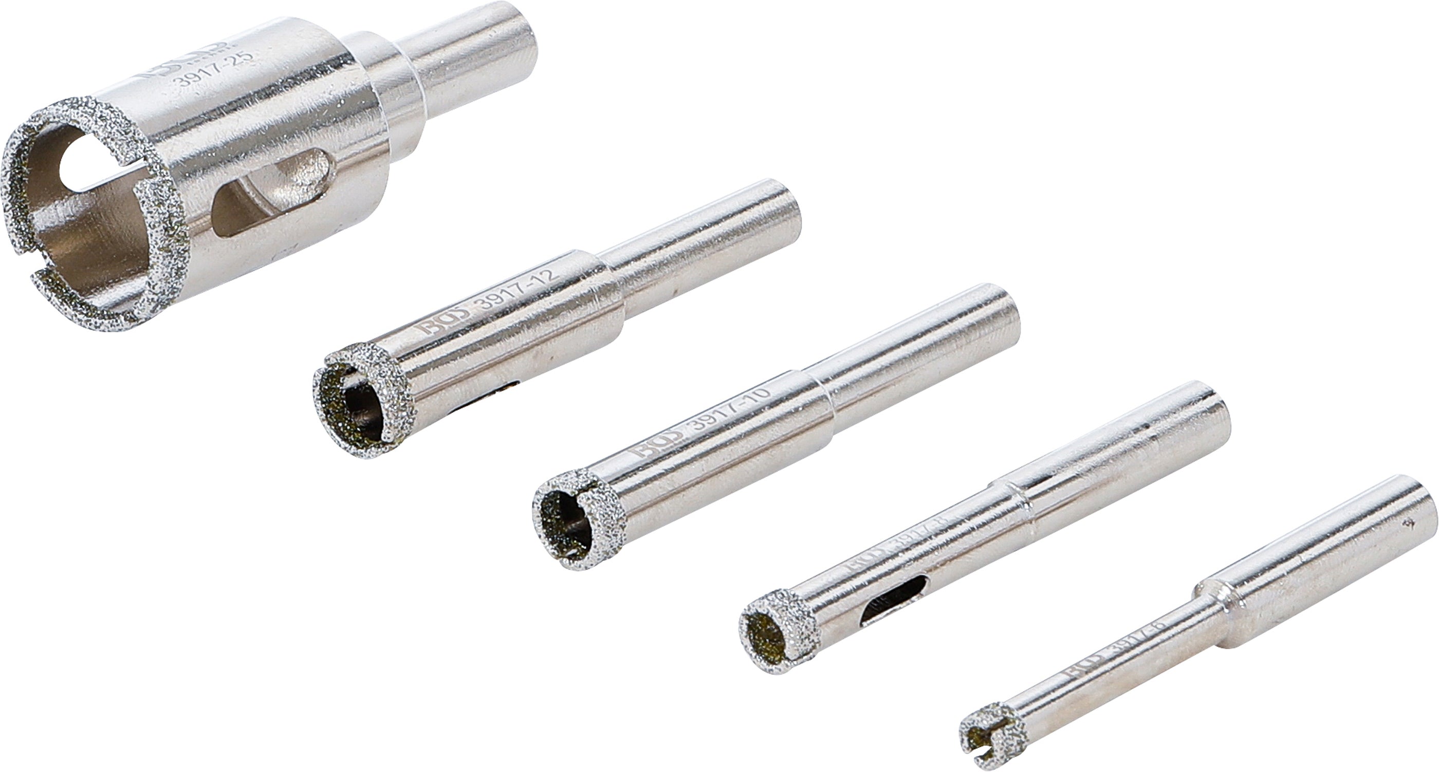 Diamant-borrkrona-sats | 5 delar