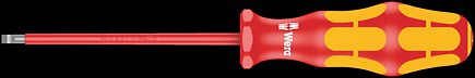 WERA 160i 1,2 x 6,5 x 150 mm VDE Insulated screwdriver for slotted screws 1.2x6.5x150