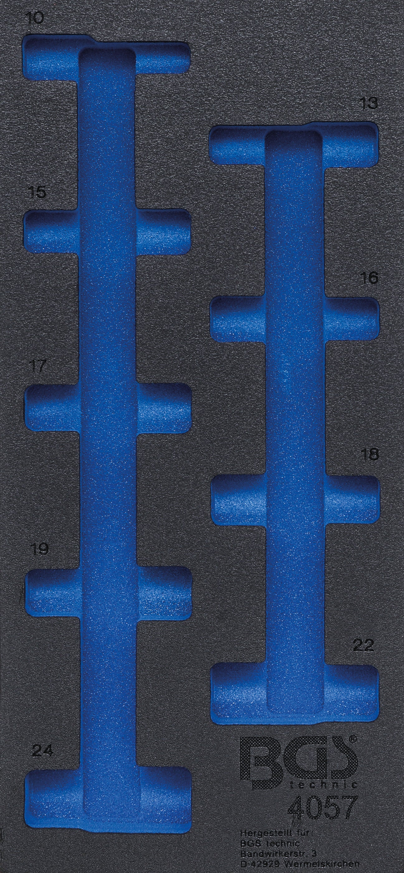 Verkstadsvagninlägg 1/3 | tom | för BGS 4057