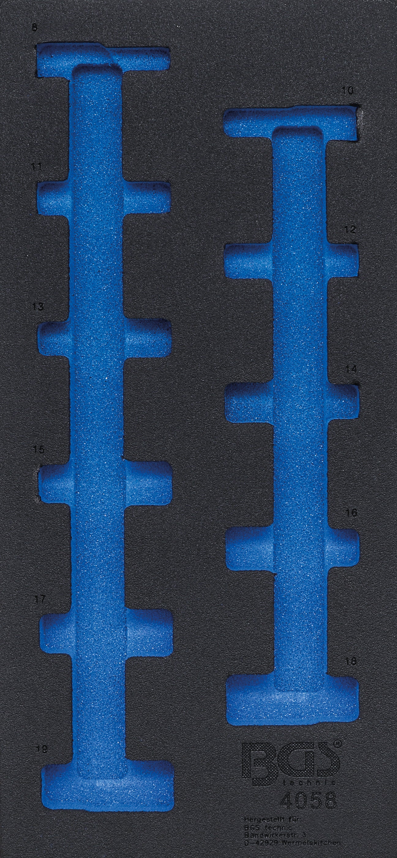 Verkstadsvagninlägg 1/3 | tom | för BGS 4058