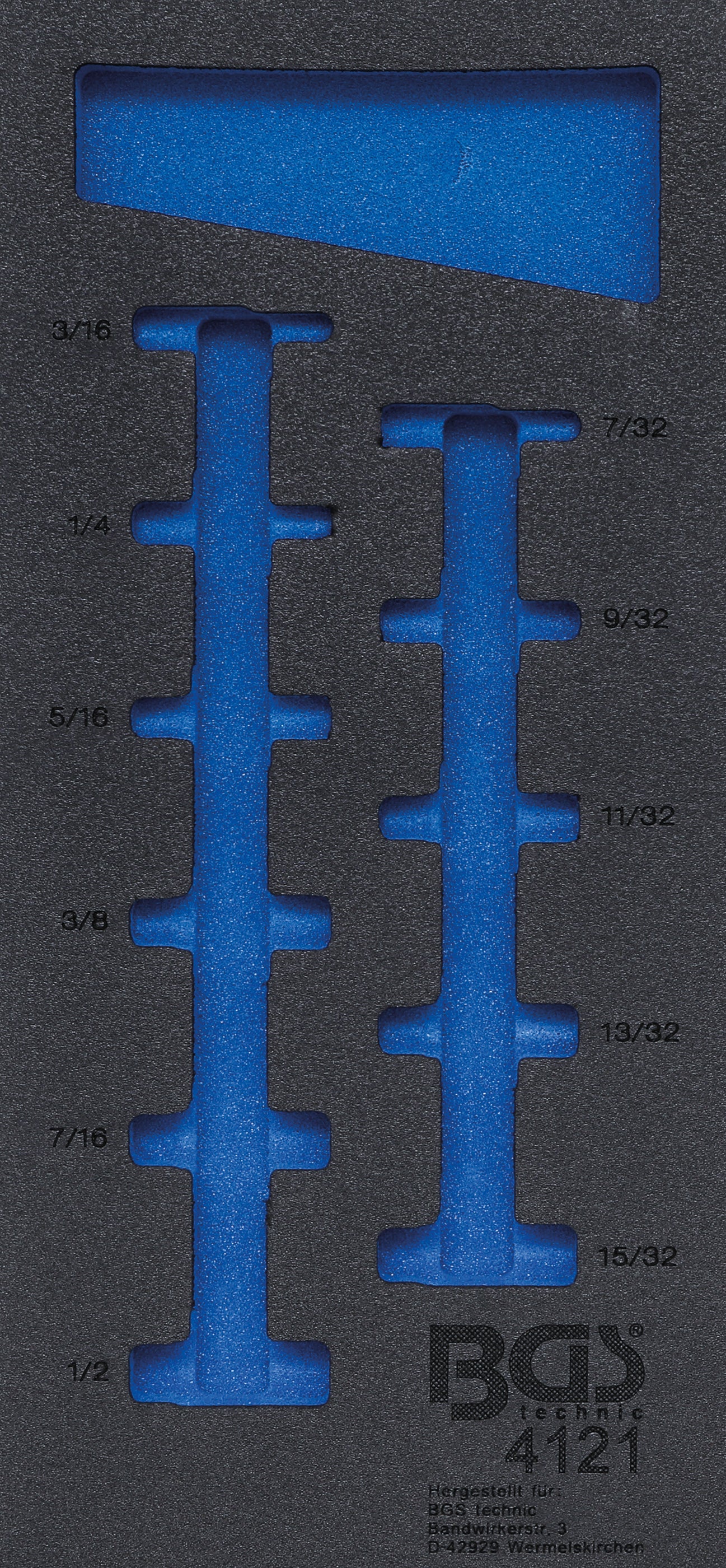 Verkstadsvagninlägg 1/3 | tom | för BGS 4121