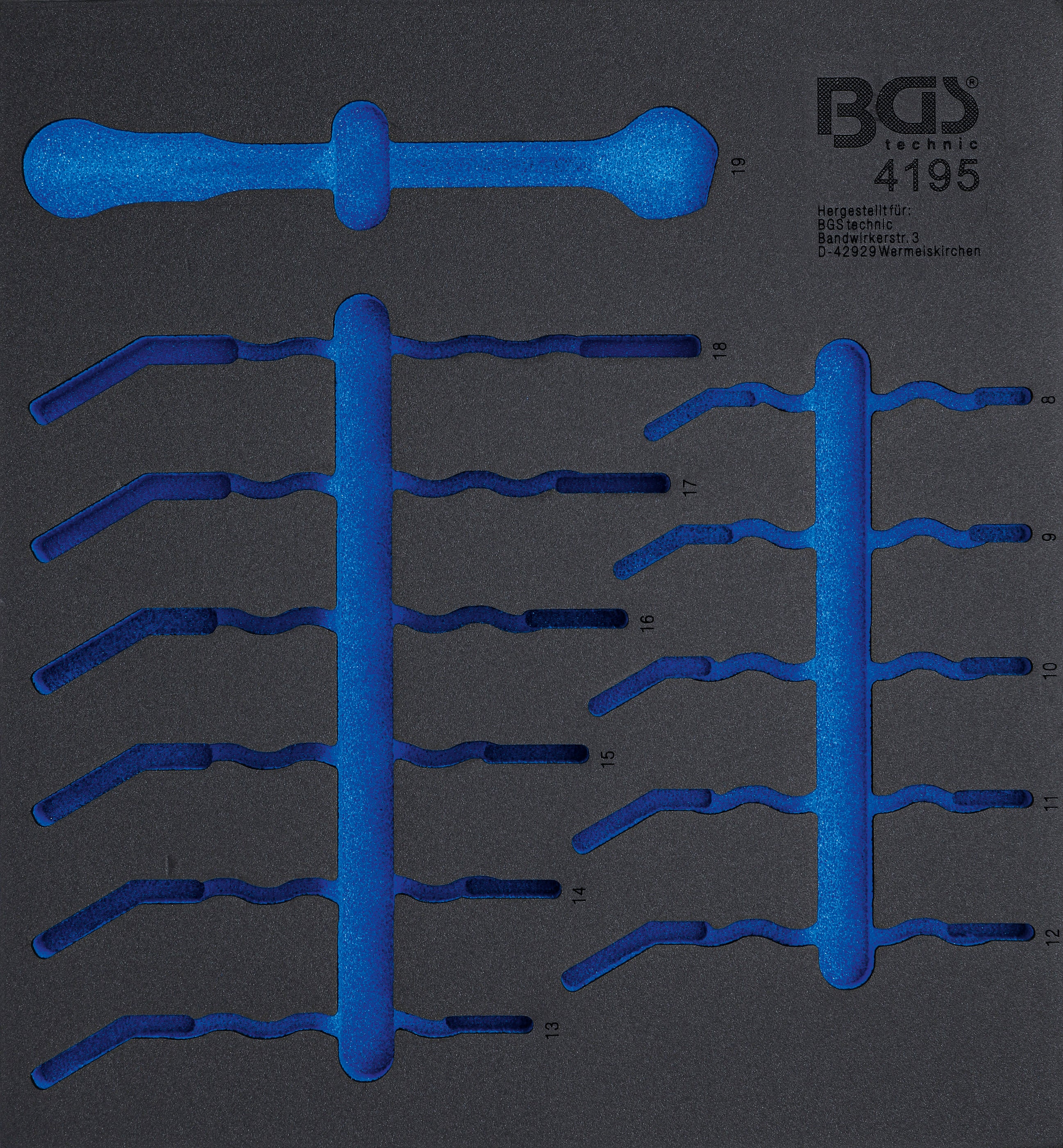 Verkstadsvagninlägg 2/3 | tom | för BGS 4195