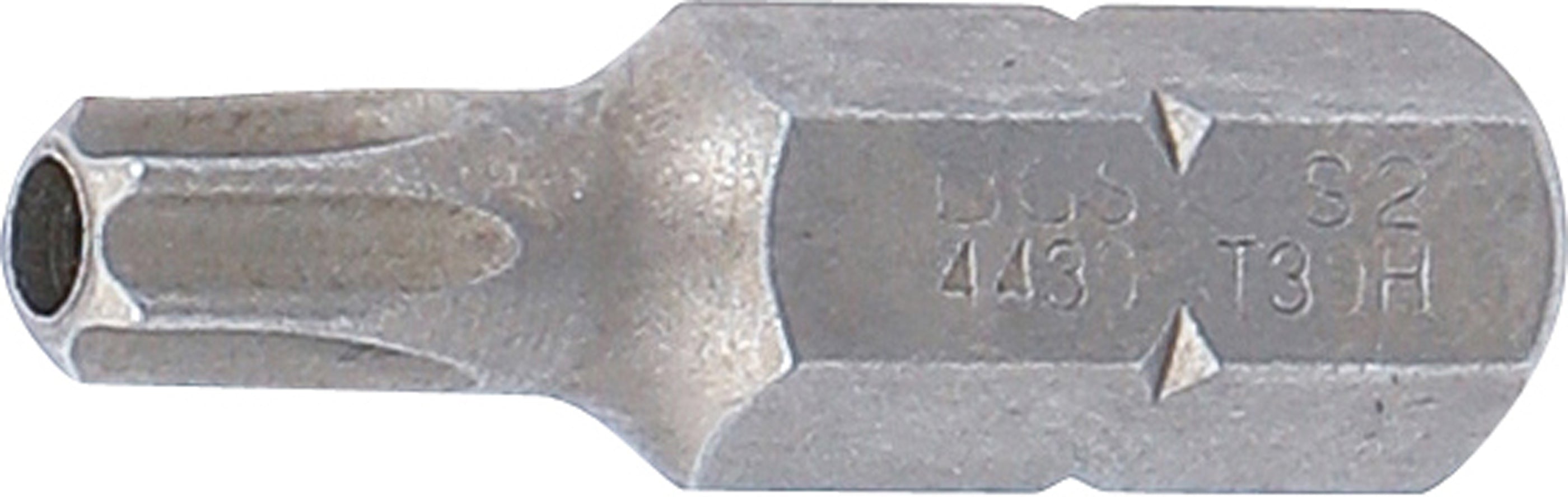 Bit | Längd 30 mm | Yttre sexkant 8 mm (5/16") | T-Profil (för Torx) med borrning T30