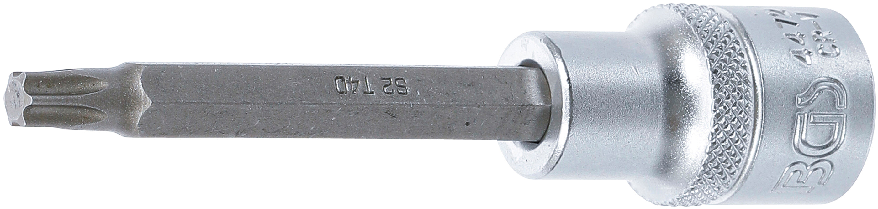Bit-Insats | Längd 100 mm | 12,5 mm (1/2") | T-Profil (för Torx) T40