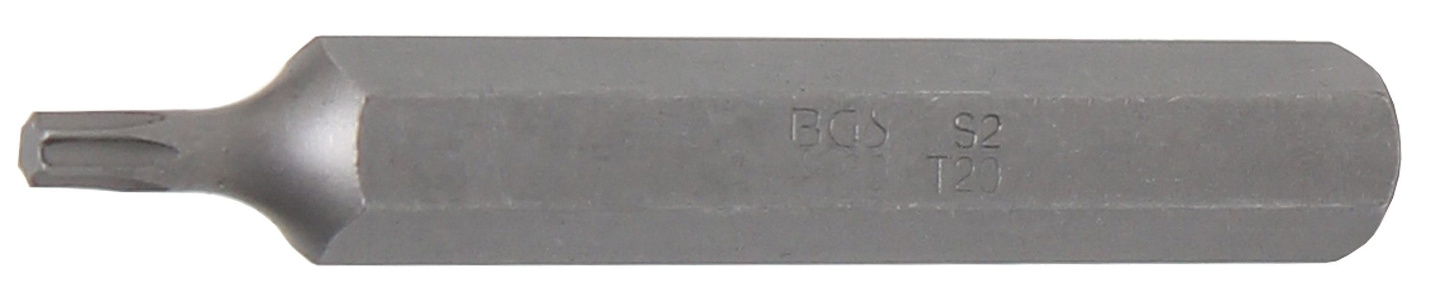 Bit | Längd 75 mm | Yttre sexkant 10 mm (3/8") | T-Profil (för Torx) T20