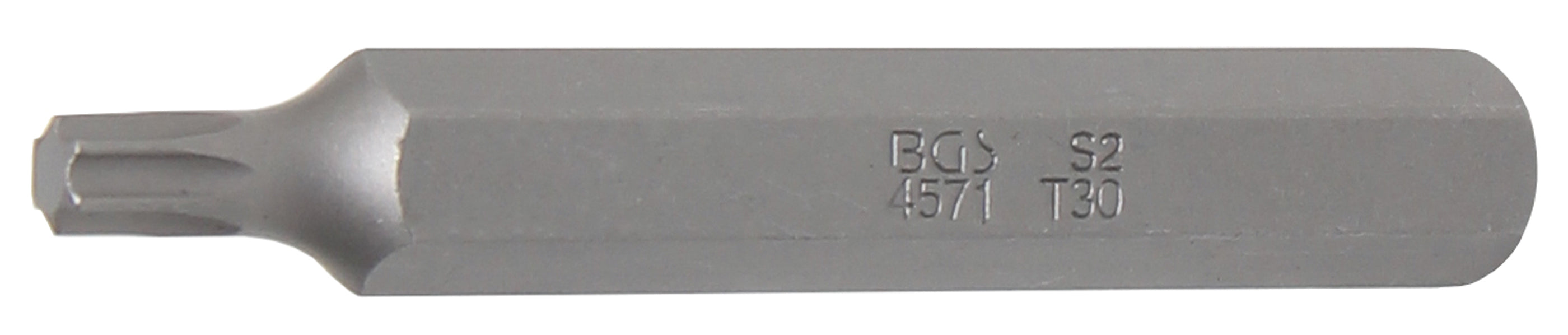 Bit | Längd 75 mm | Yttre sexkant 10 mm (3/8") | T-Profil (för Torx) T30