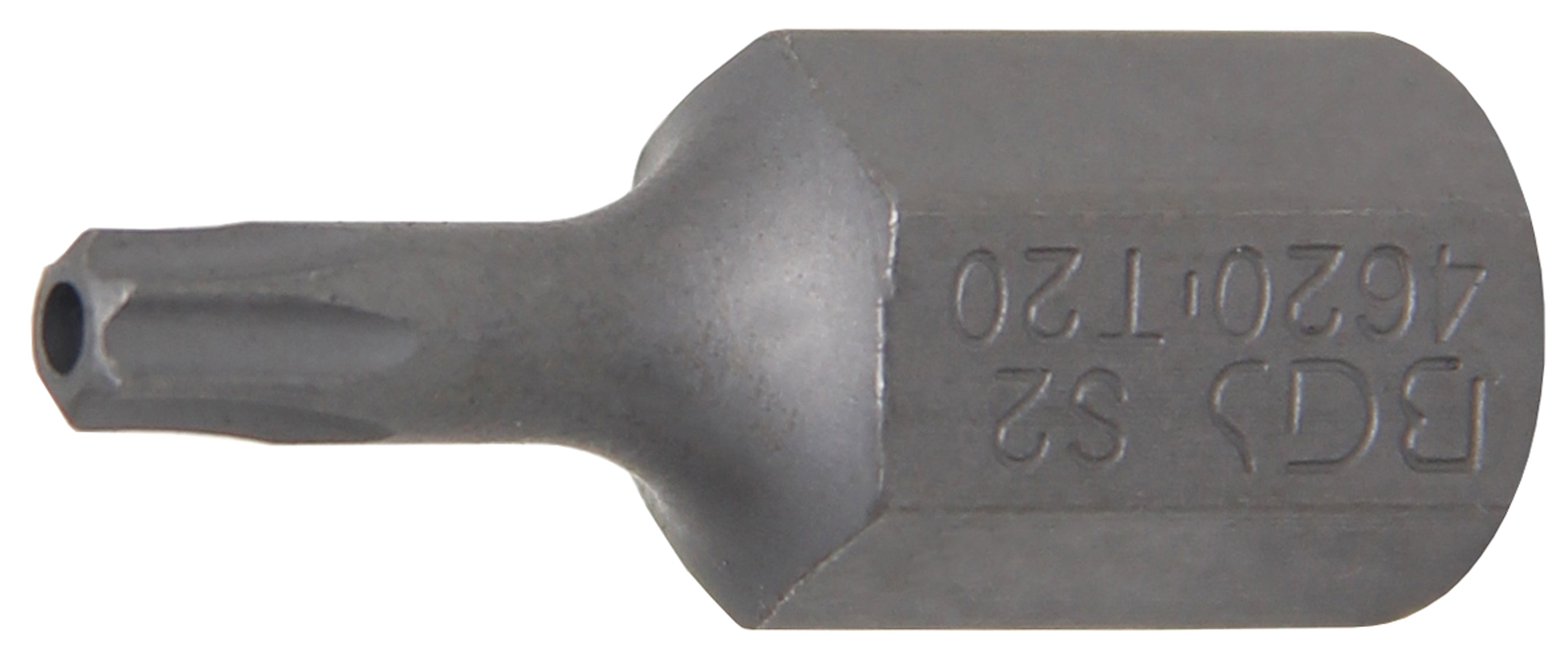 Bit | Längd 30 mm | Yttre sexkant 10 mm (3/8") | T-Profil (för Torx) med borrning T20