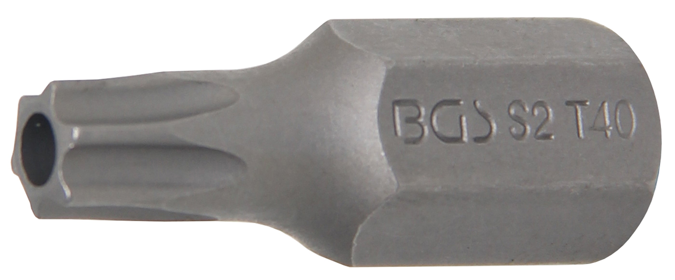 Bit | Längd 30 mm | Yttre sexkant 10 mm (3/8") | T-Profil (för Torx) med borrning T40