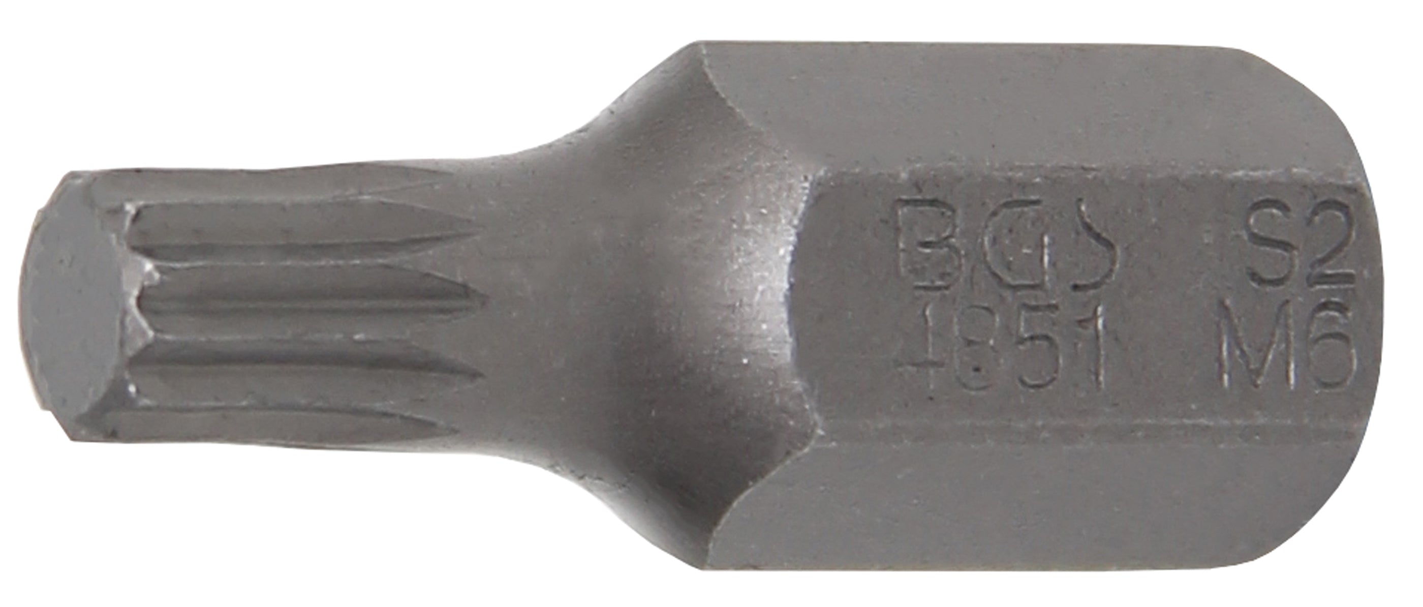 Bit | Längd 30 mm | Yttre sexkant 10 mm (3/8") | Inre mångtandad (för XZN) M6