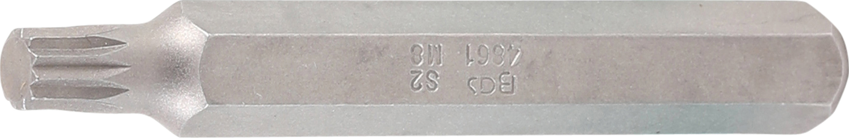 Bit | Längd 75 mm | Yttre sexkant 10 mm (3/8") | Inre mångtandad (för XZN) M8