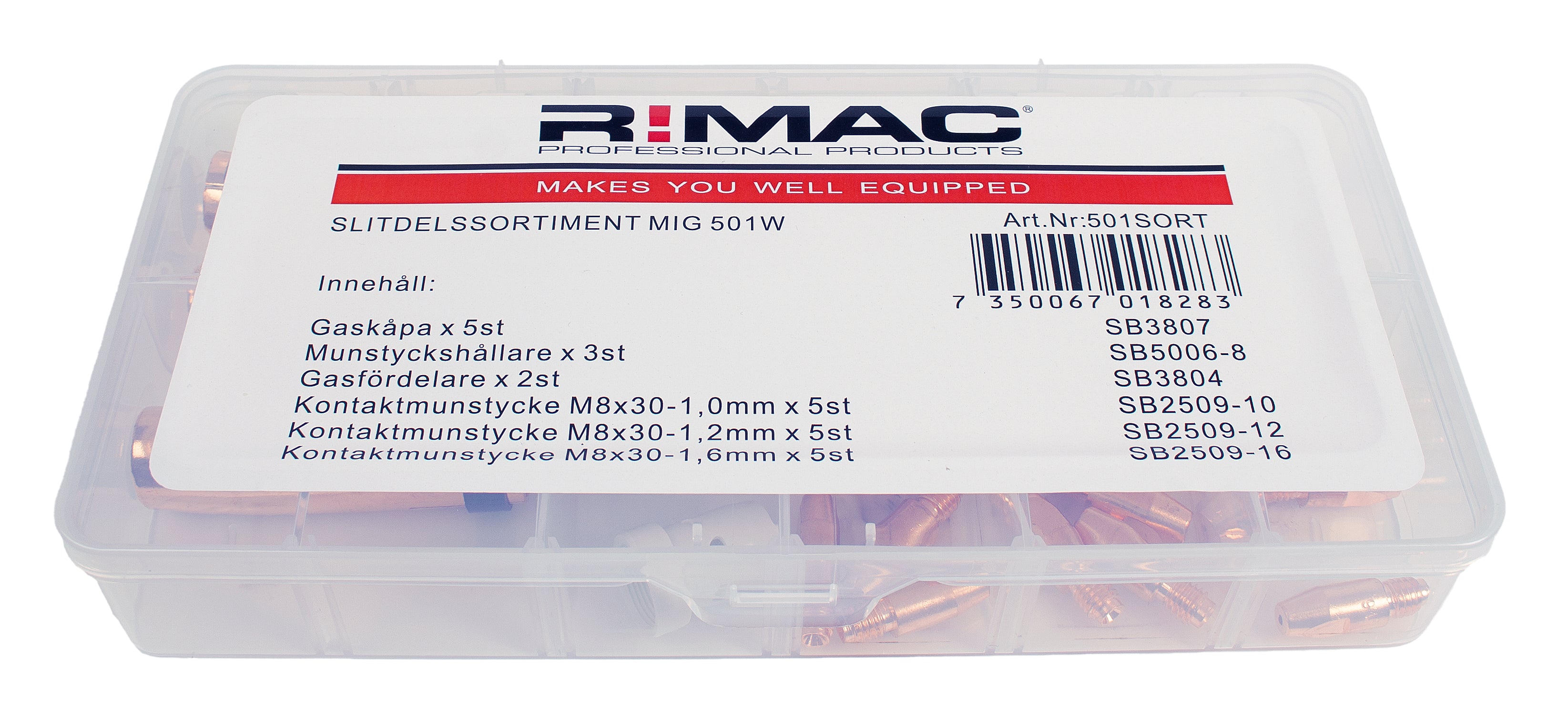 Slitdelssortiment M501