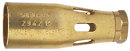 SIEVERT Brännare, fyllig vindsäker låga, Ø 32 mm, 1200 g/h 2 bar, 2000 g/h 4 bar
