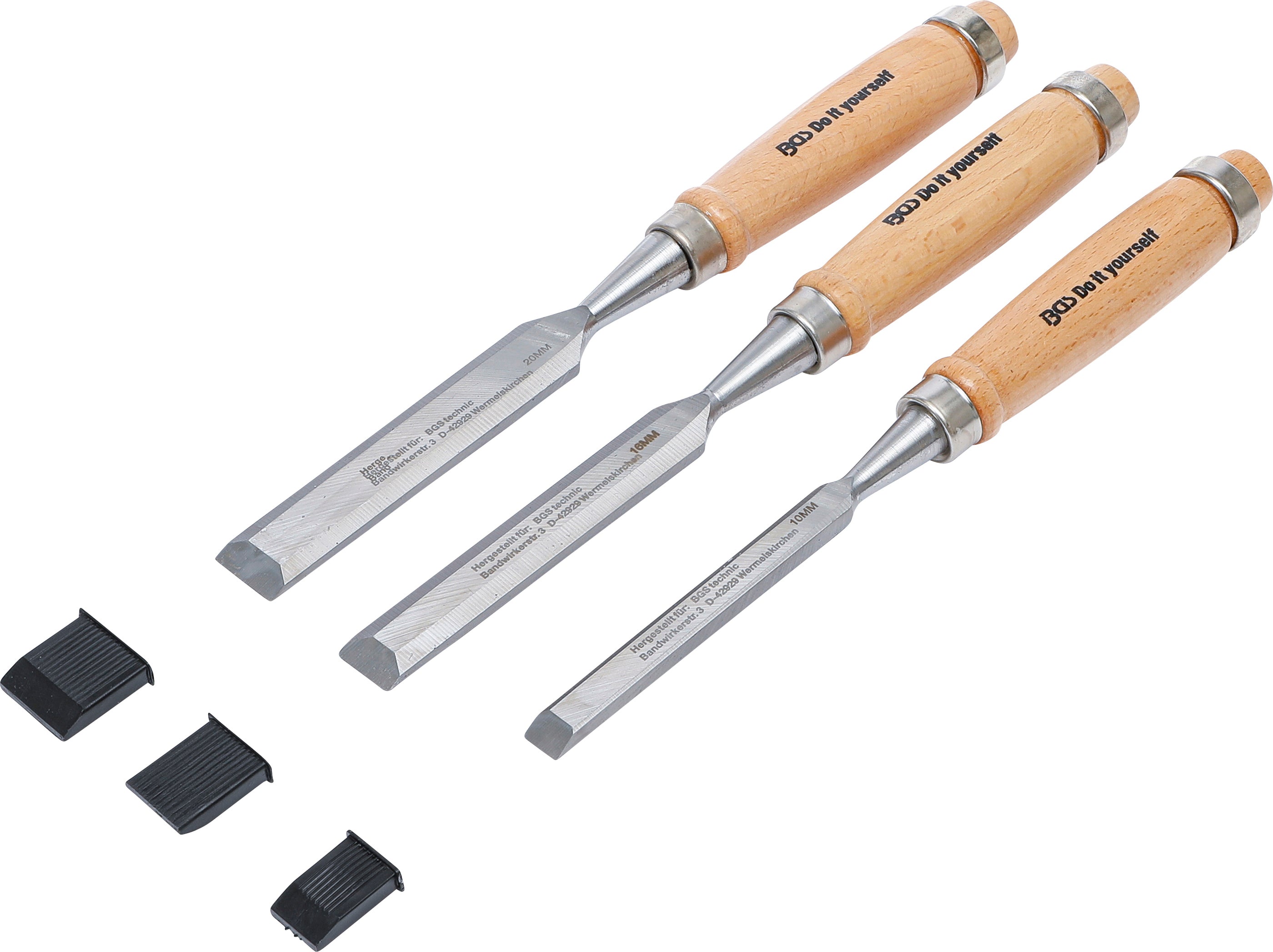 Stämjärn-sats | 10 / 16 / 20 mm | 3 delar